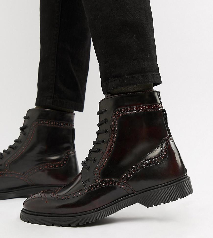 wide fit brogue boots