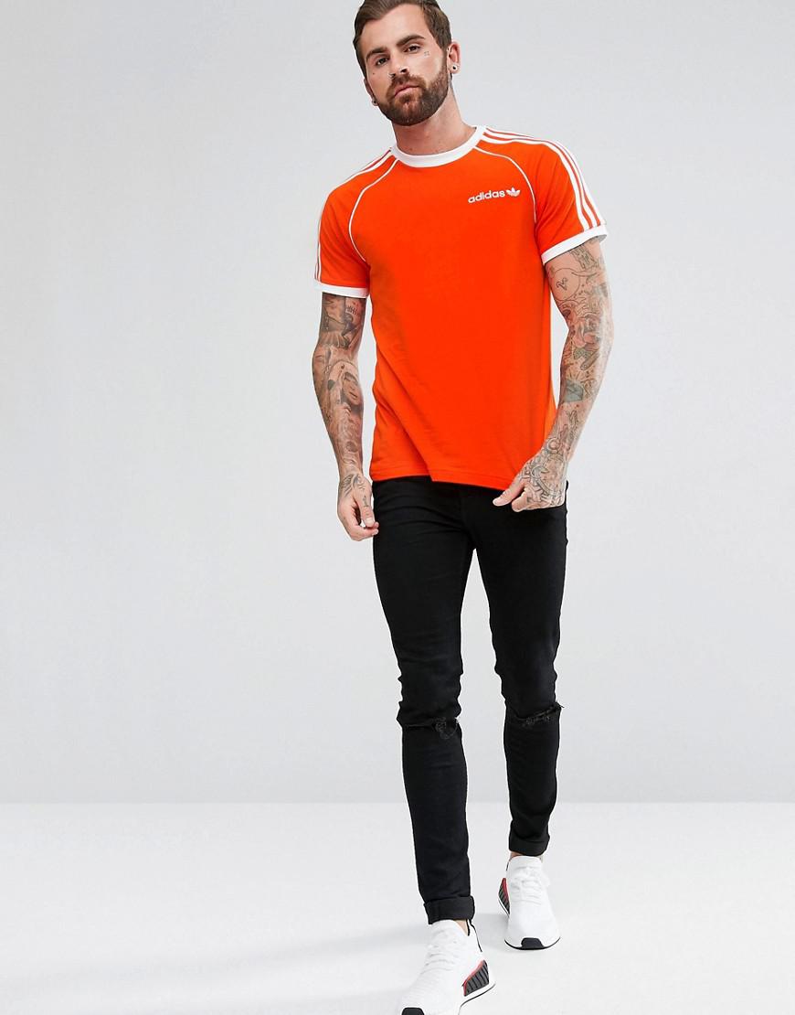 Adidas Originals Cotton Osaka California T Shirt In Orange Cv52 For Men Lyst