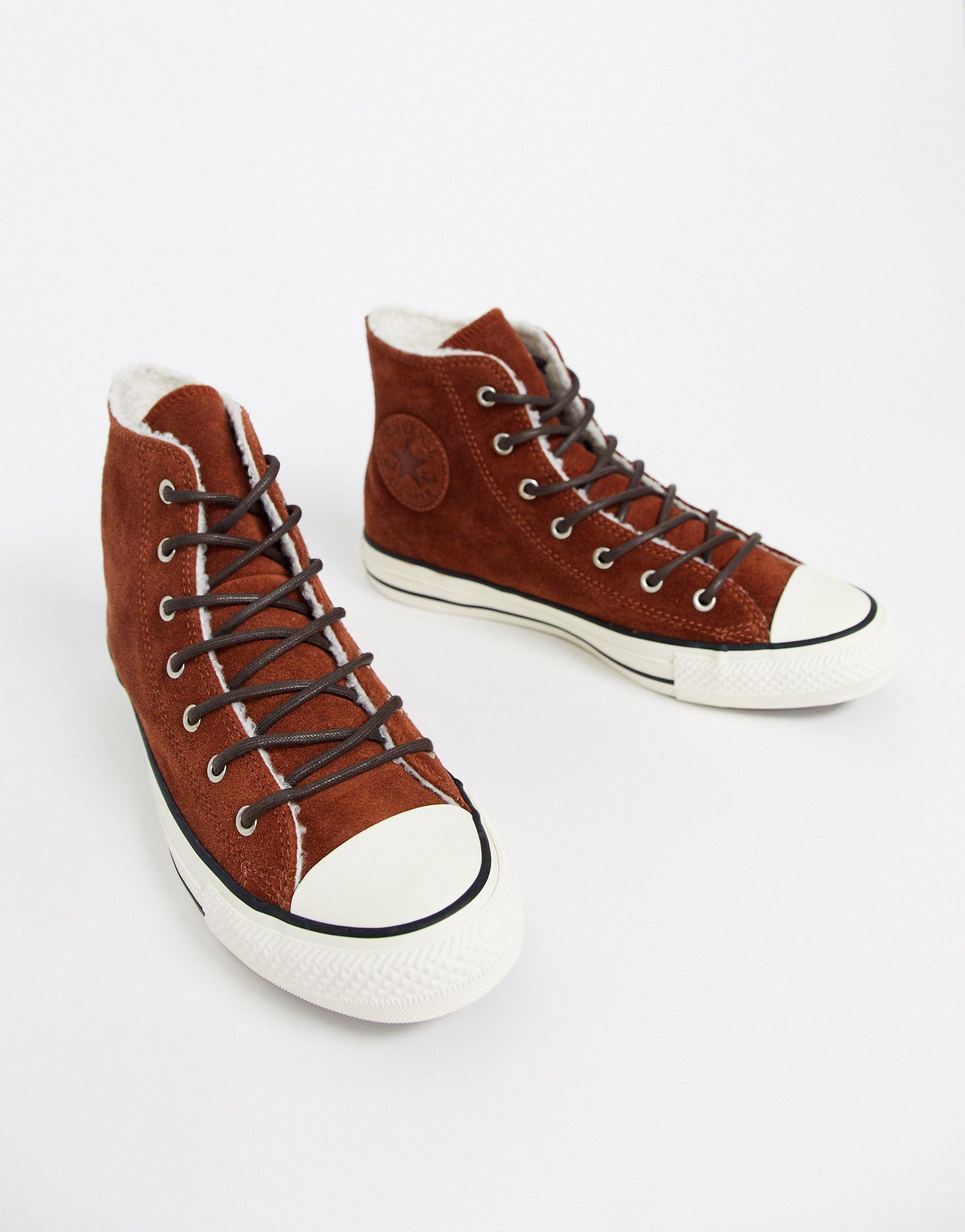 fleece lined converse
