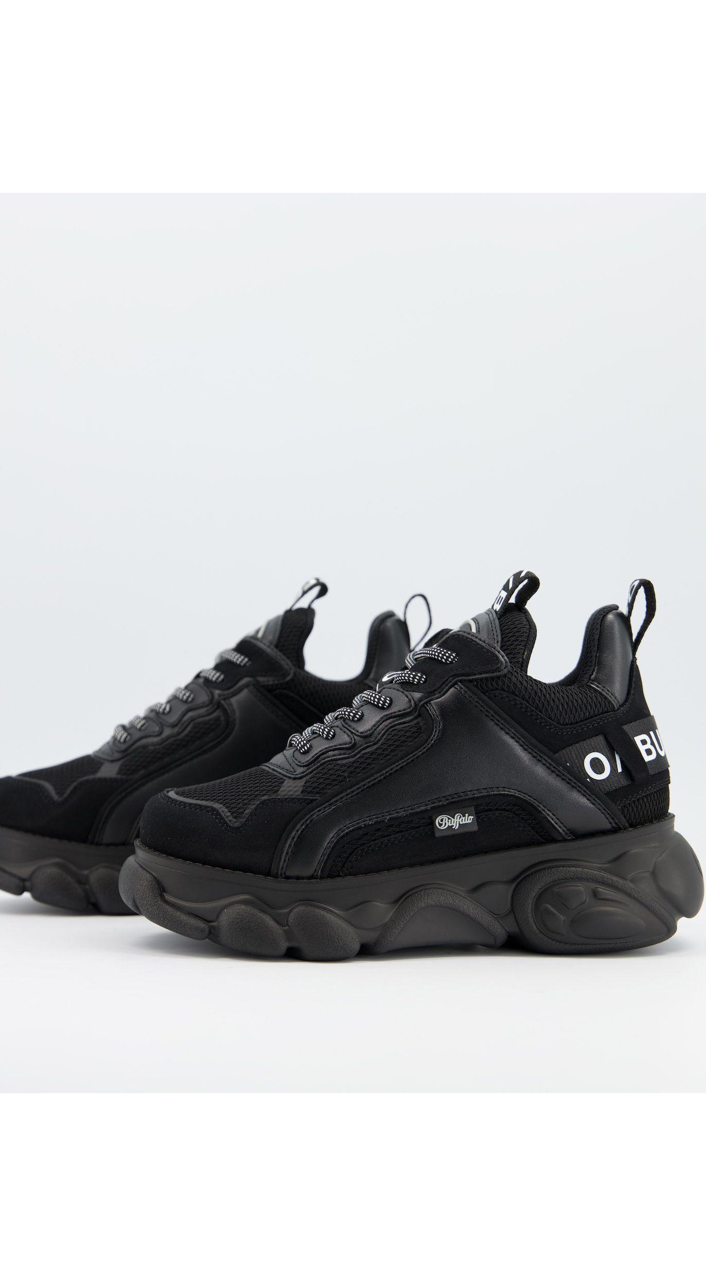 buffalo black trainers