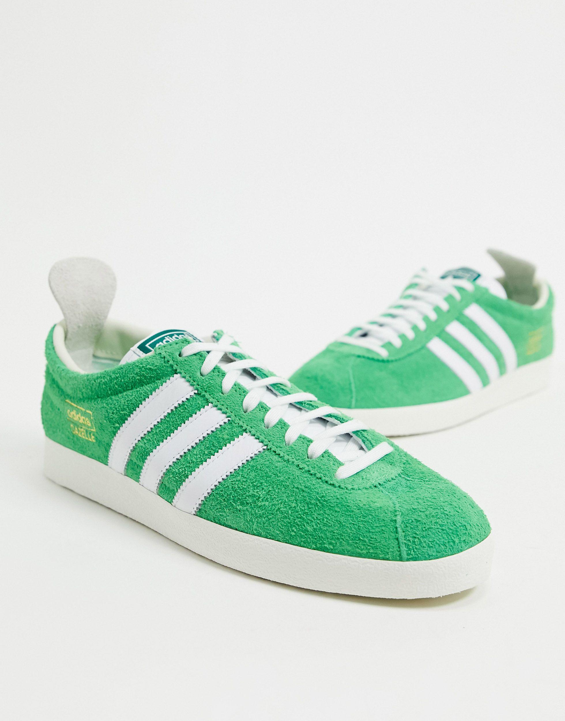 adidas gazelle vintage verde