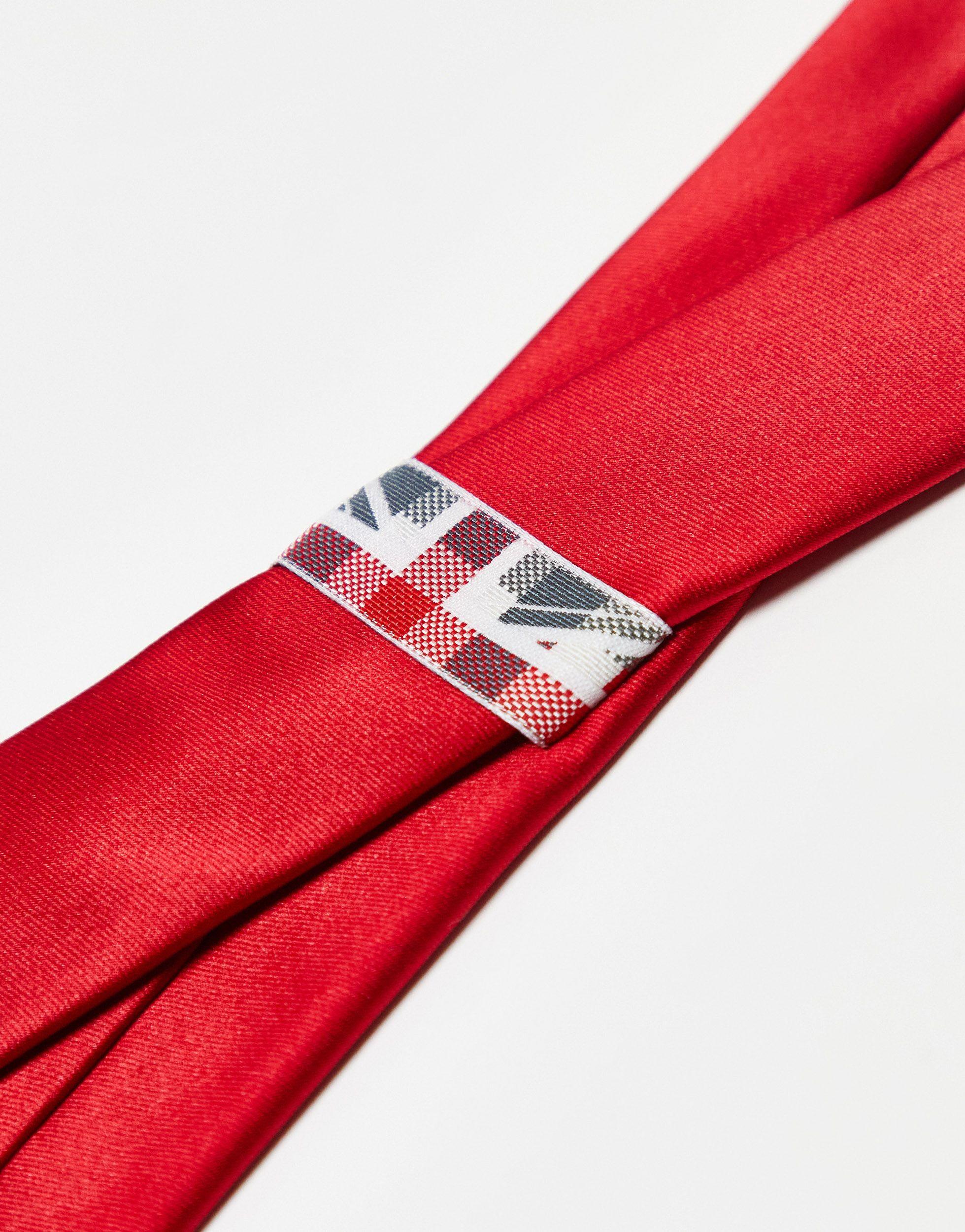 Corbata estrecha roja Ben Sherman de de color Rojo | Lyst