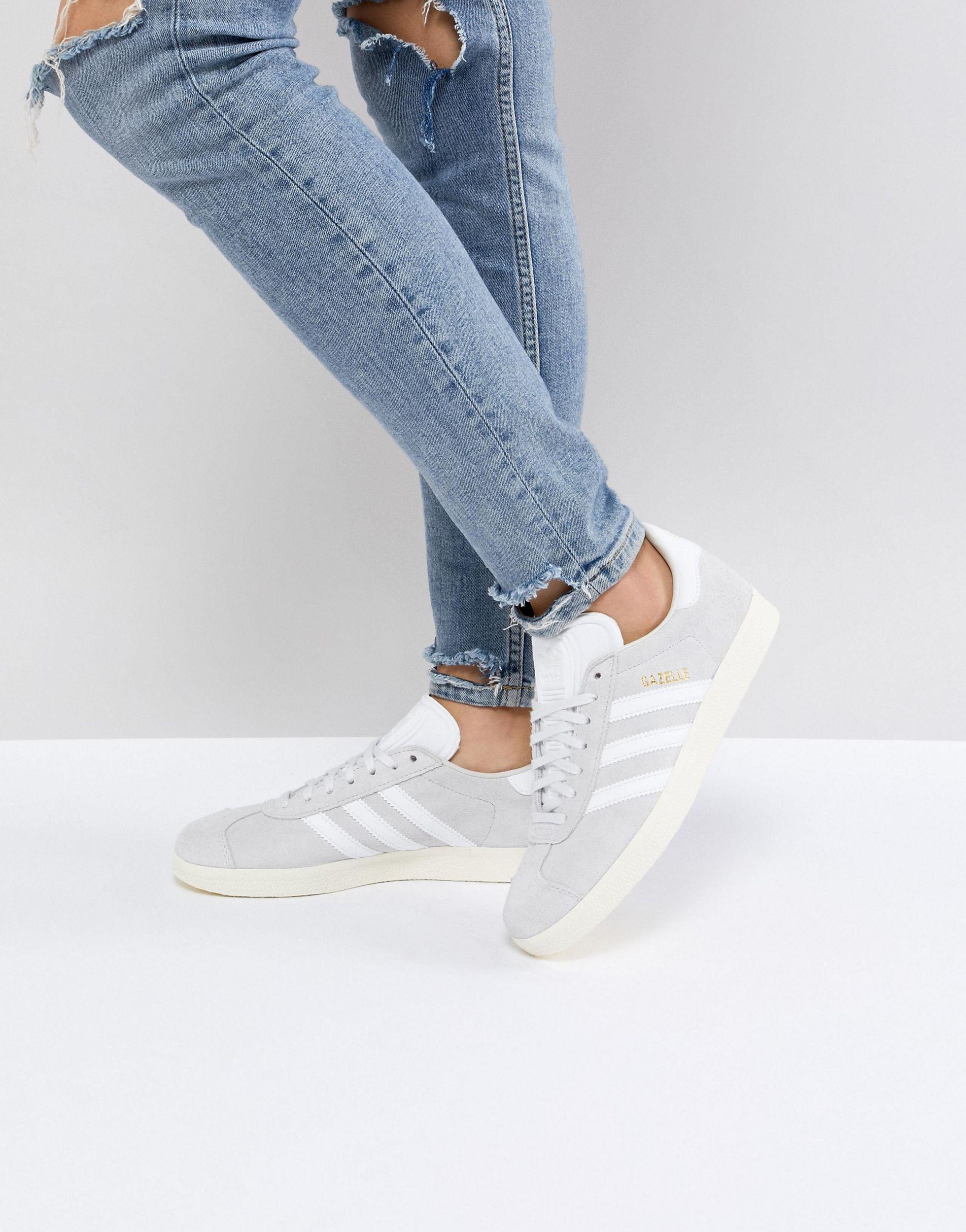 adidas Gazelle Sneakers in Grey (Grey) | Lyst UK