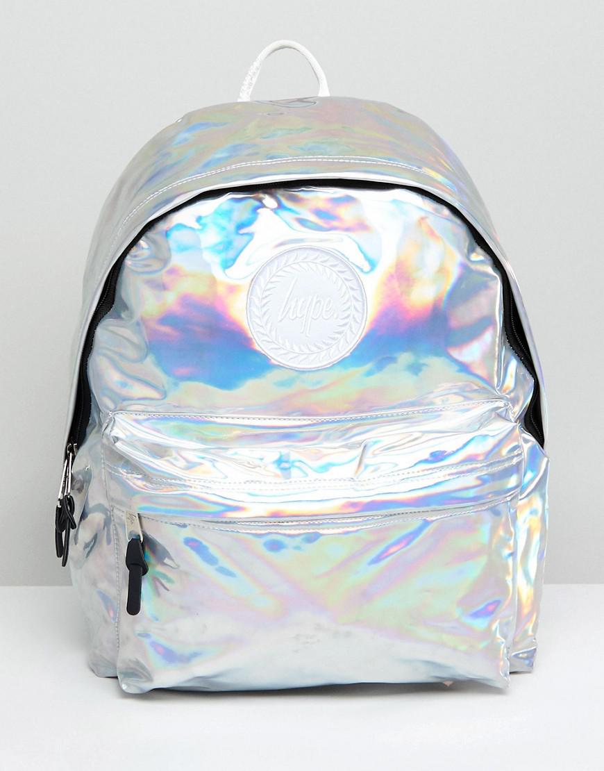 Sale > hype holographic backpack > in stock
