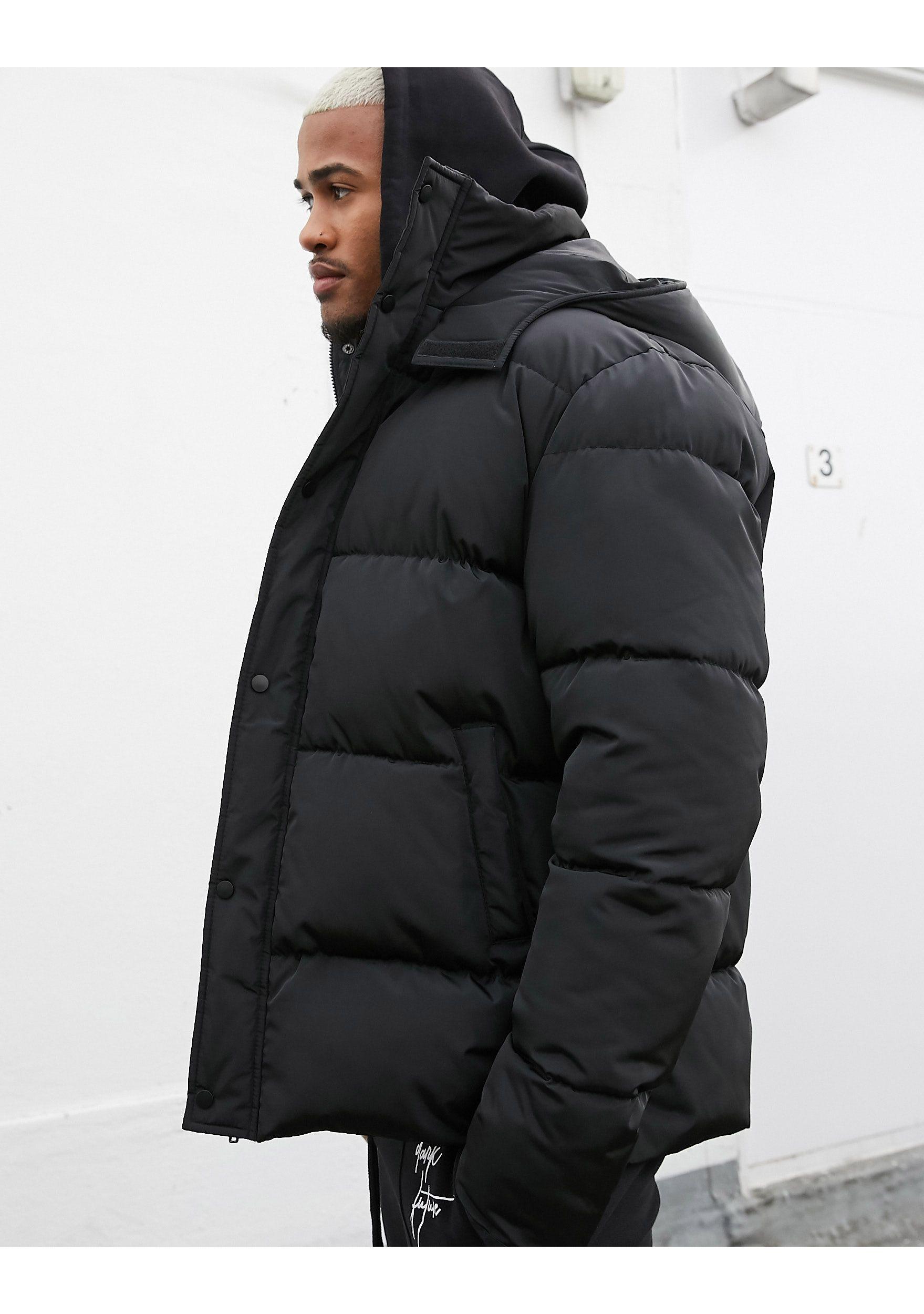 Asos design sustainable puffer jacket hotsell