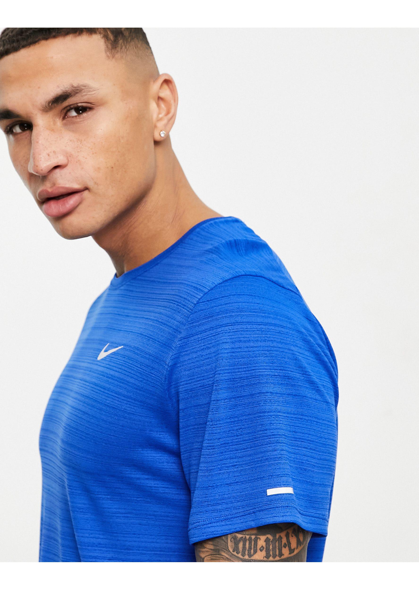 Blue nike best sale miler t shirt