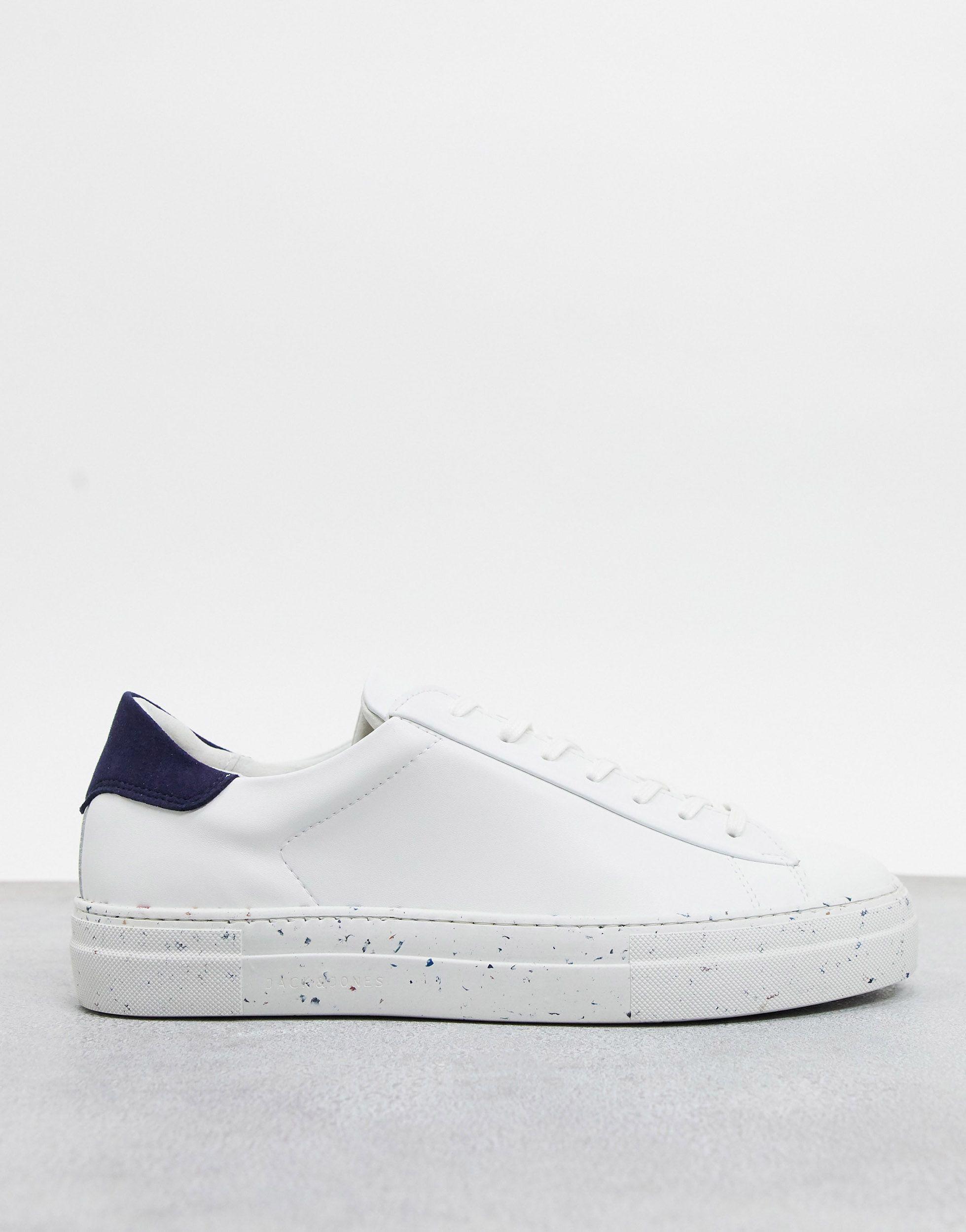 Jack & Jones Premium Eco-friendly Sneakers With Flecked Sole in White for  Men - Lyst