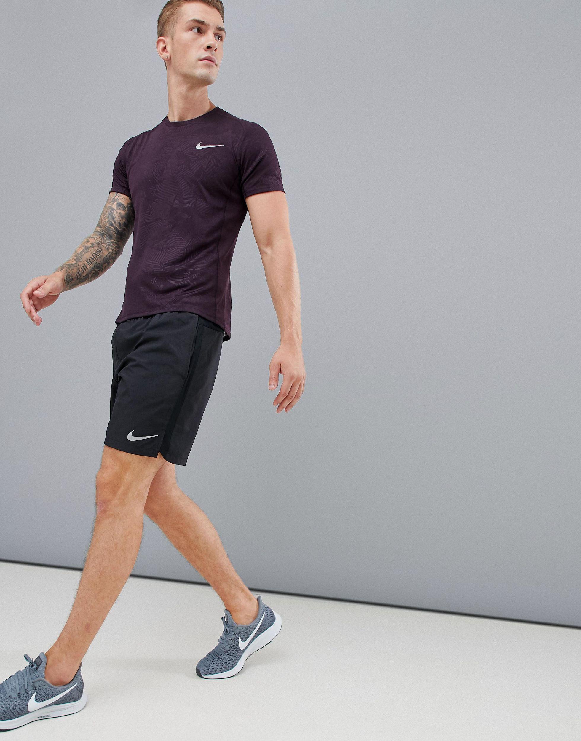 Nike Challenger 7(18cm Lined Running Shorts In Black For