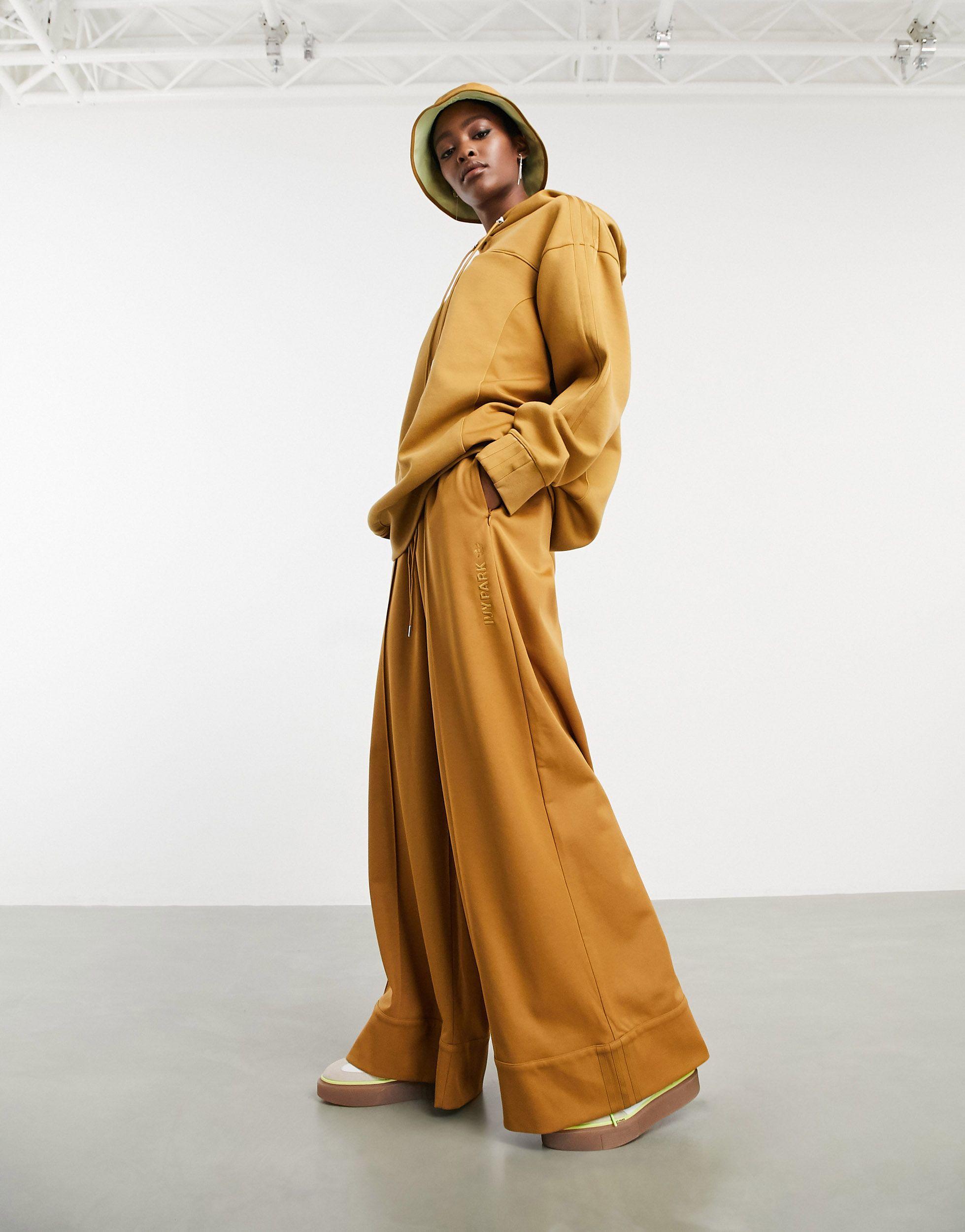 Adidas x - Pantaloni con fondo ampio di Ivy Park in Marrone | Lyst