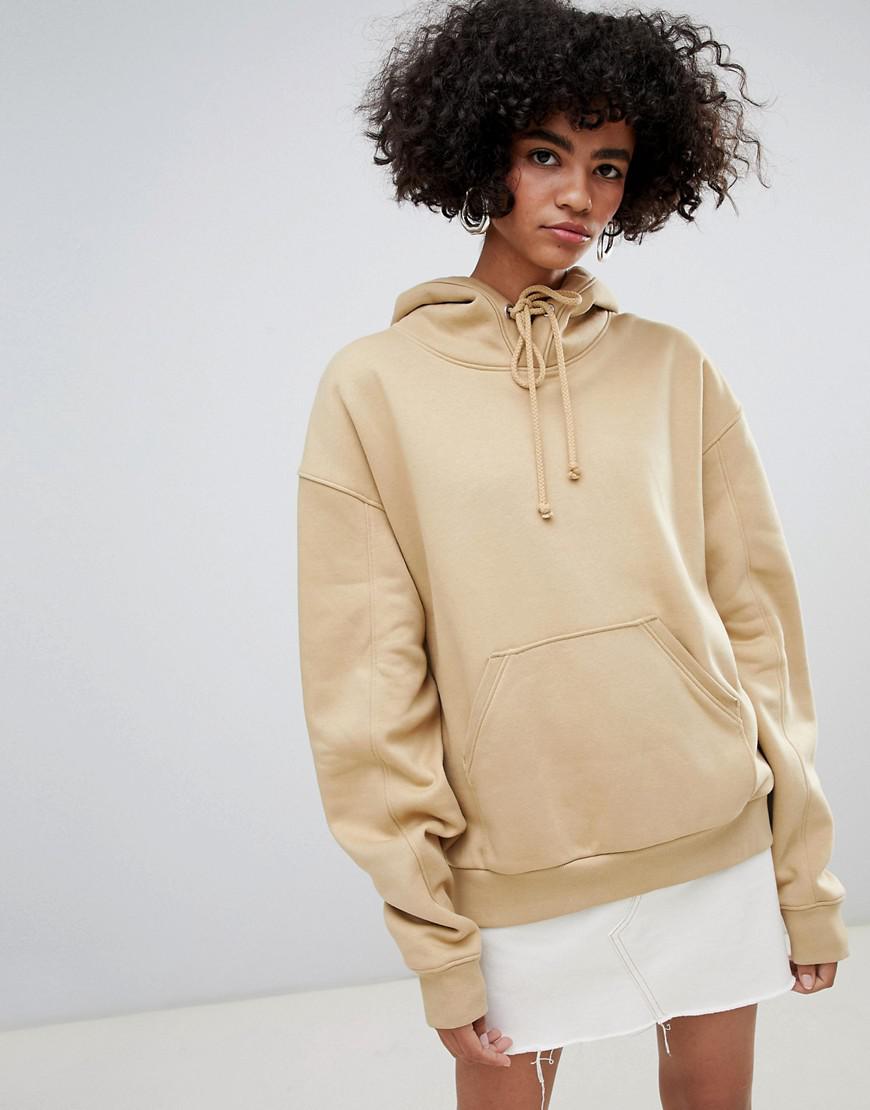 weekday hoodie beige