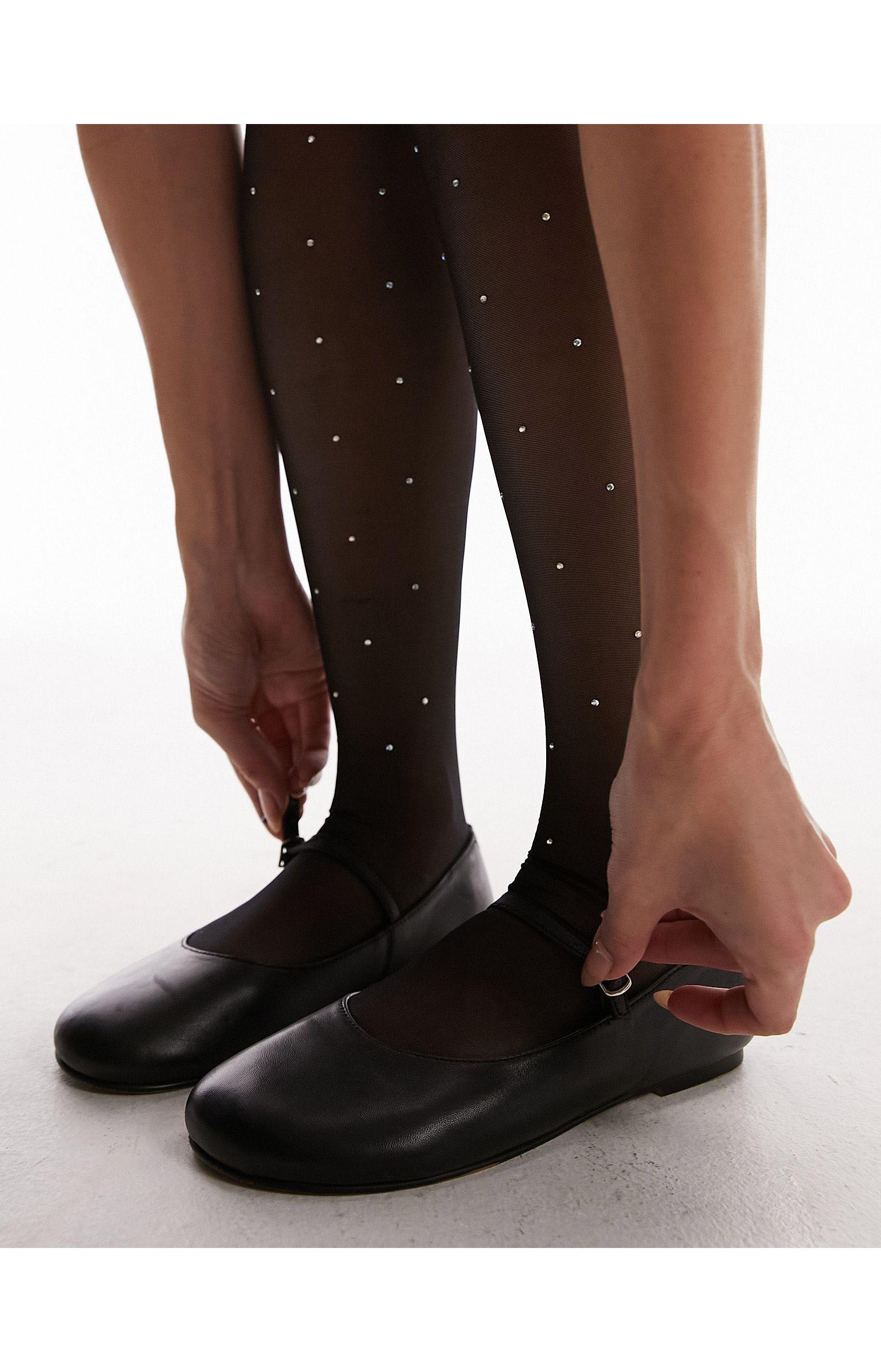 Diamante top tights topshop