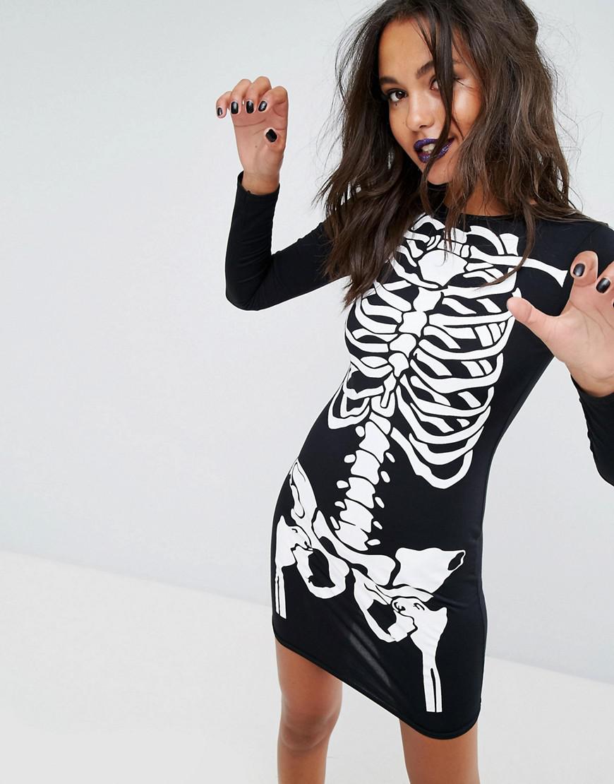 asos skeleton dress