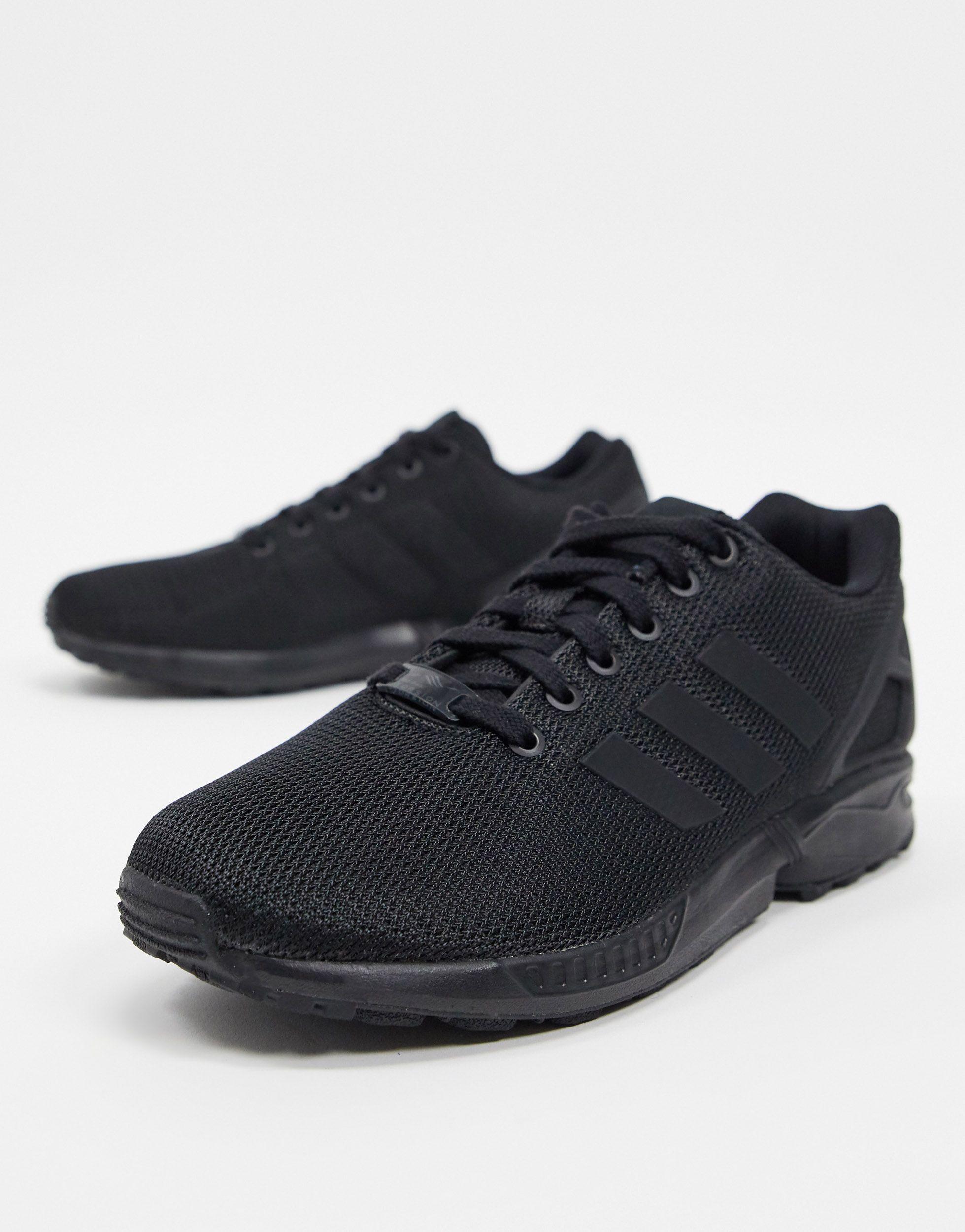 adidas Originals Rubber Zx Flux Sneaker in Black for Men | Lyst Australia