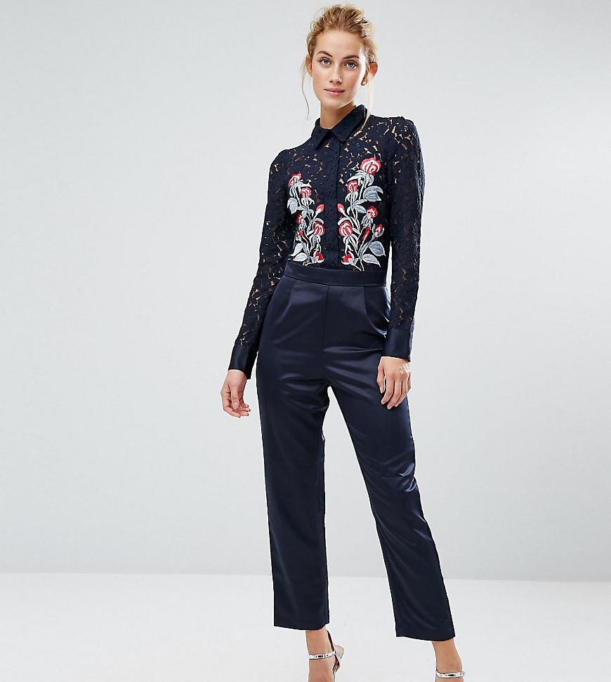 navy occasion jumpsuit