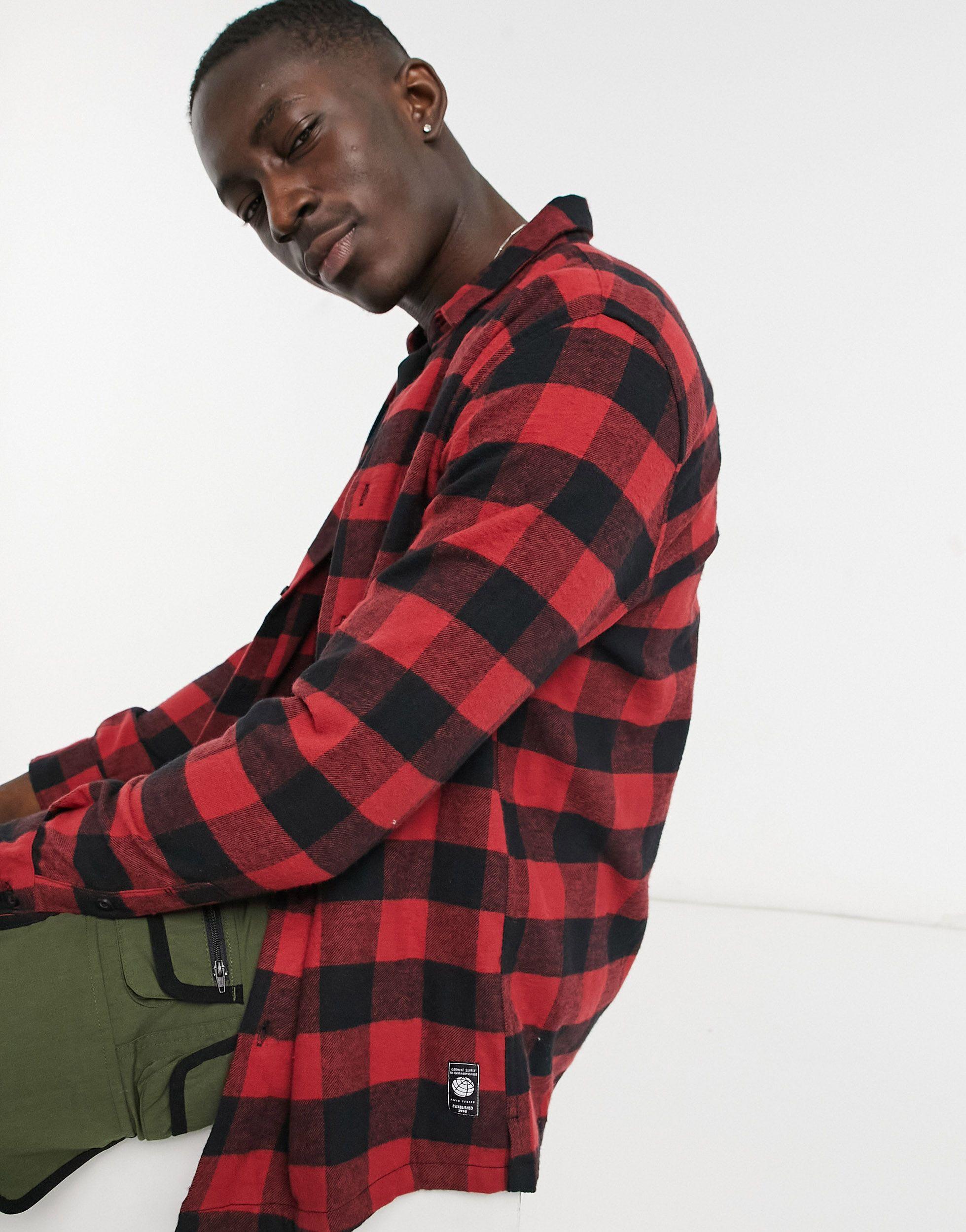 flannel bershka