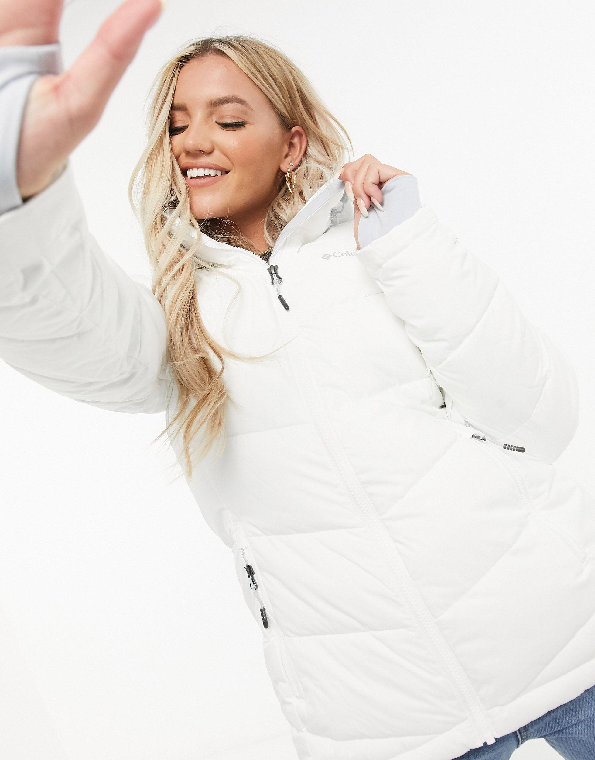 white insulated jacket