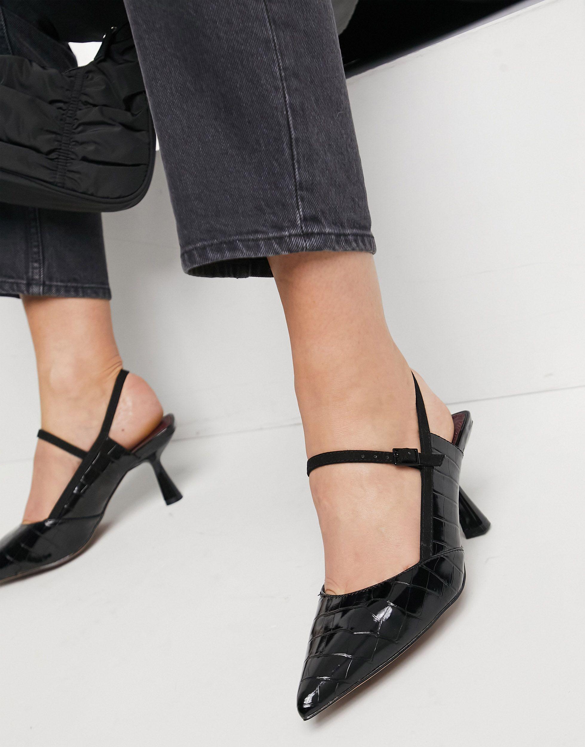 SHEIN Laarzen met hoge hak en halfhoge hak aan de achterkant met  ritssluiting - Schoenen.nl