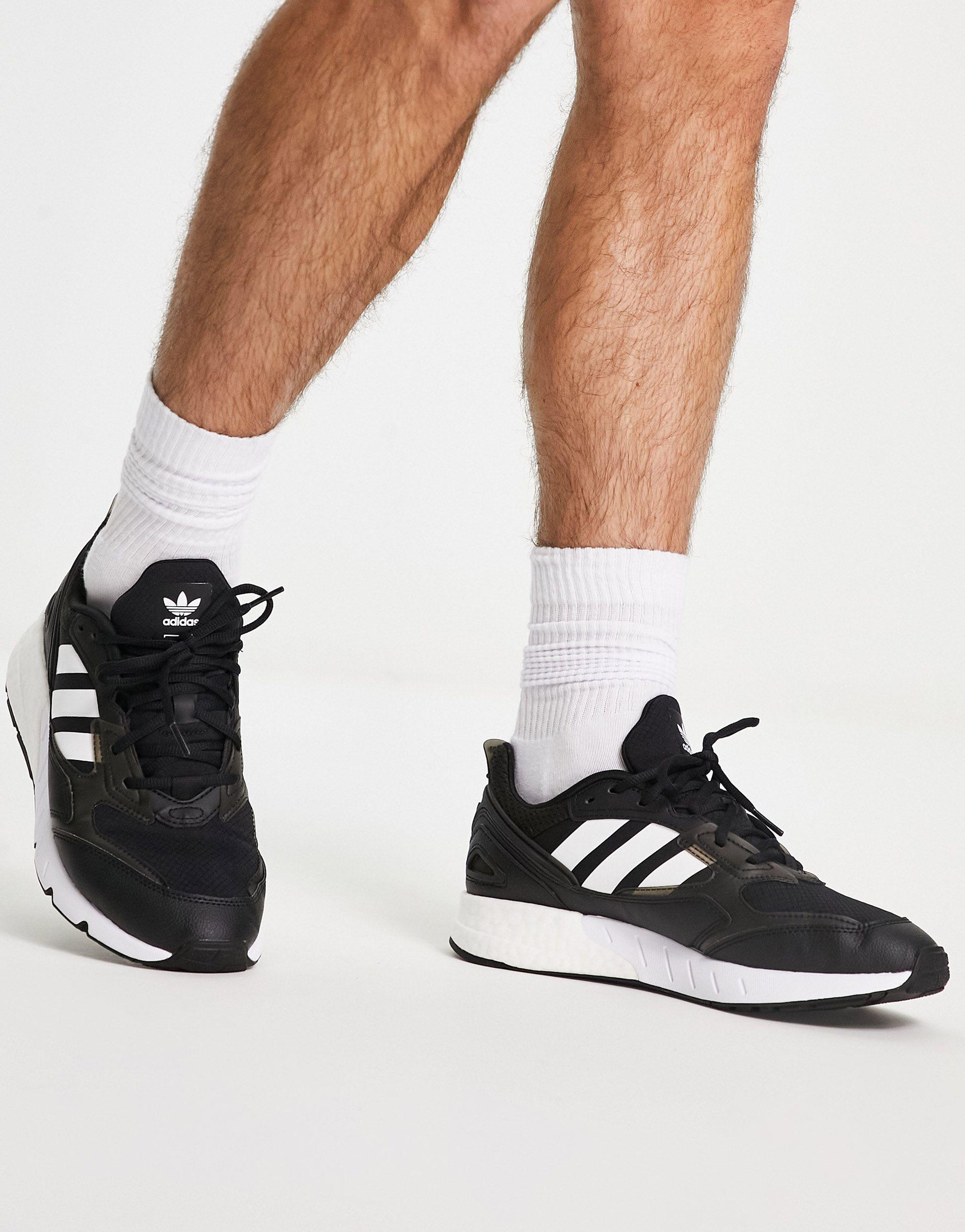 adidas Originals Zx 1k Boost 2.0 Sneakers in Black for Men | Lyst