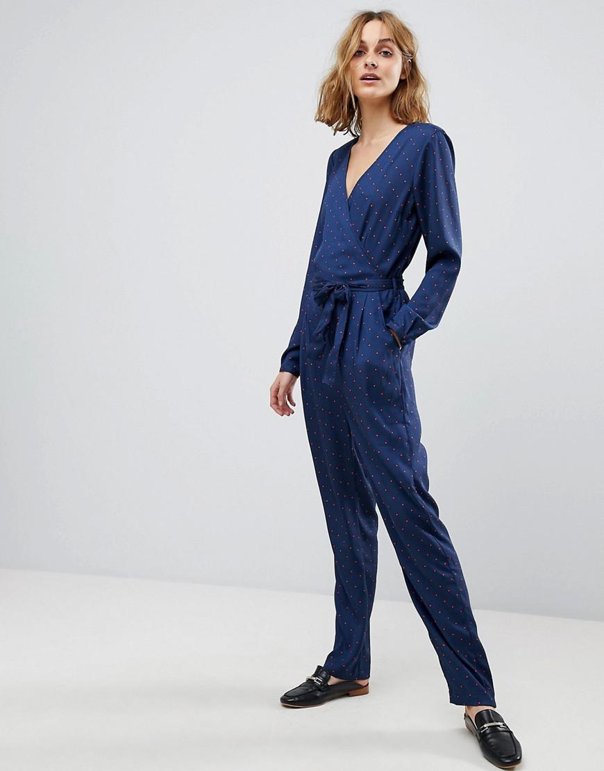 vero moda polka dot jumpsuit