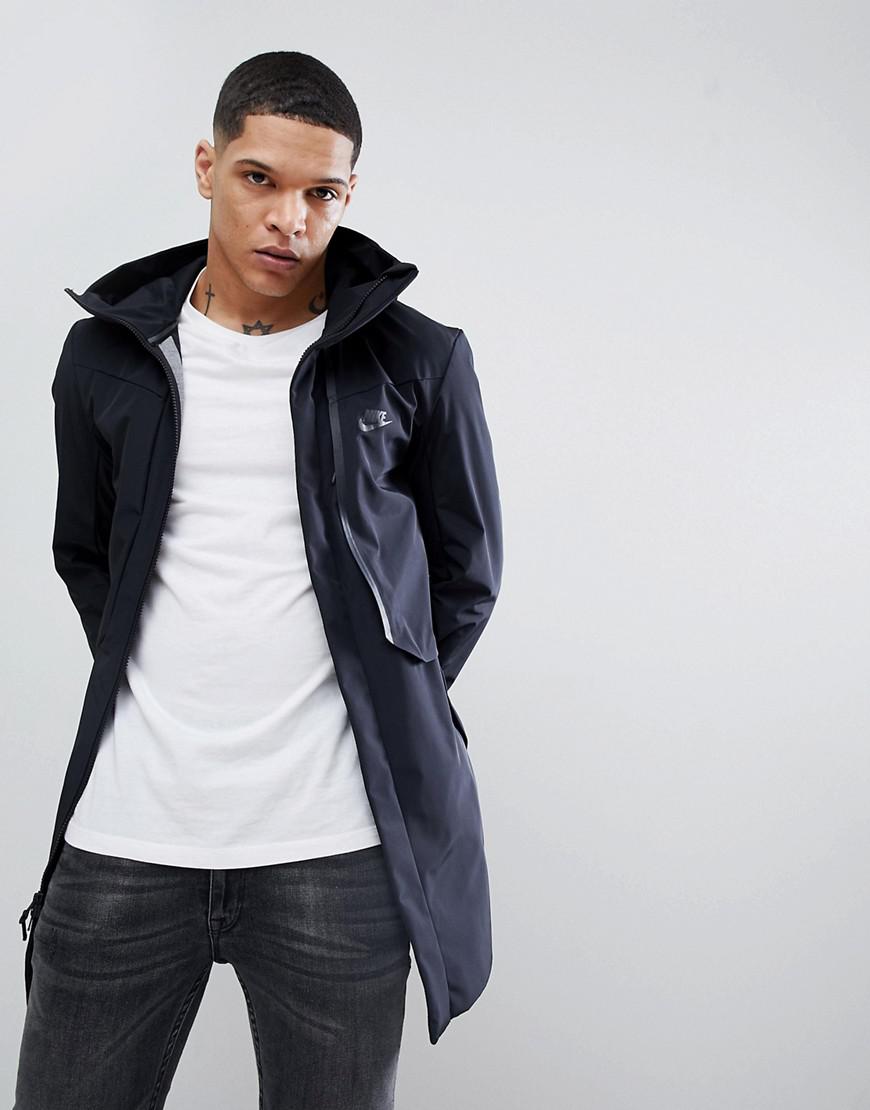 nike tech shield hooded jacket