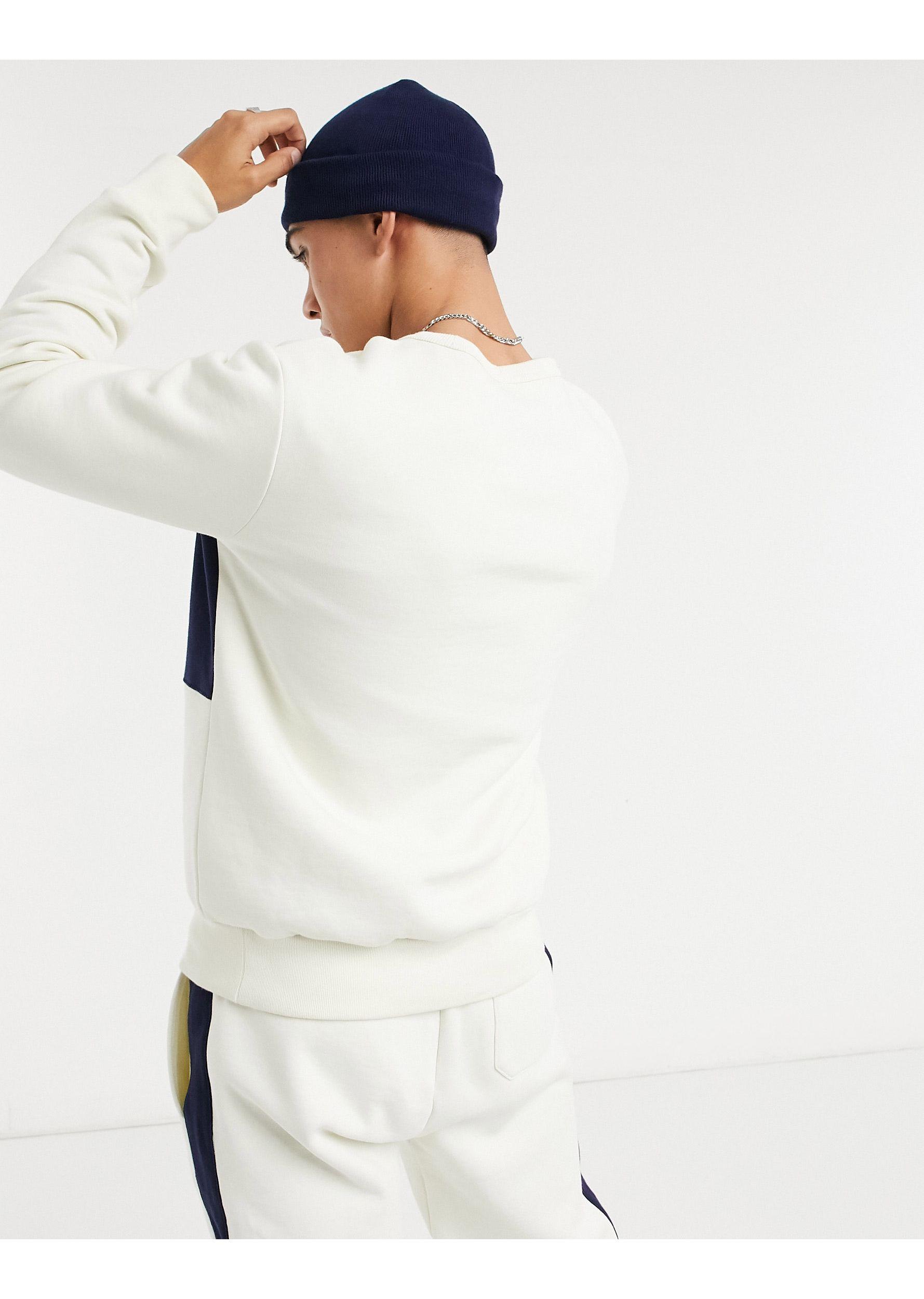Polo Ralph Lauren x ASOS – Exclusive Collab – Cremefarbenes T-Shirt in  Designer-Kooperation mit Polospielerlogo am Rücken