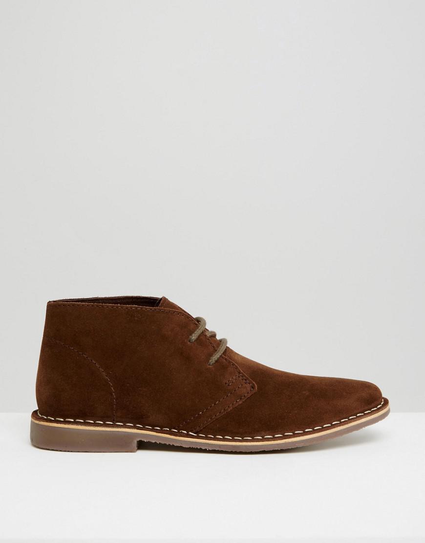Red Tape Suede Desert Boots in Brown for Men - Lyst