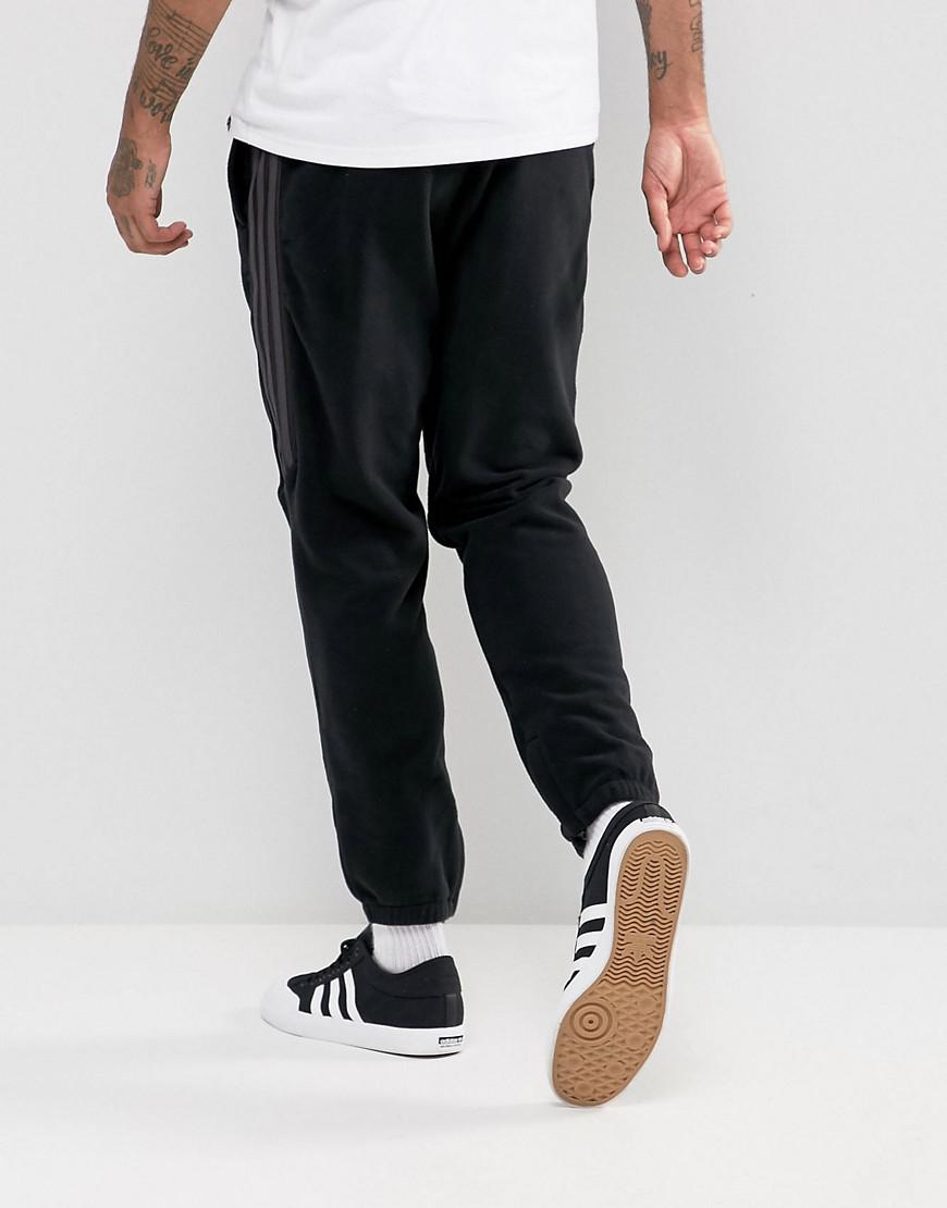 adidas Originals Fleece Joggers In Black Br4000 for Men Lyst