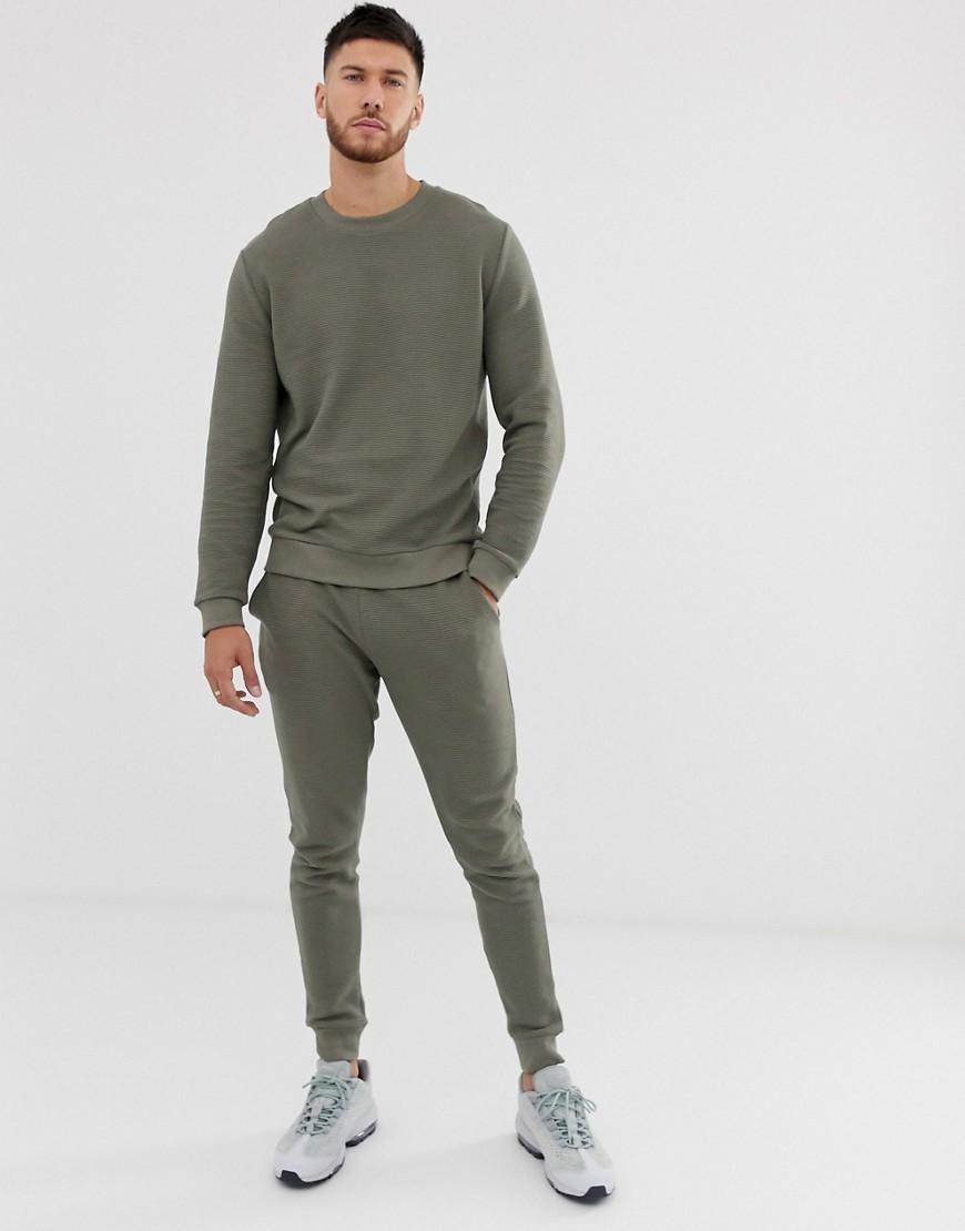 ribbed tracksuit
