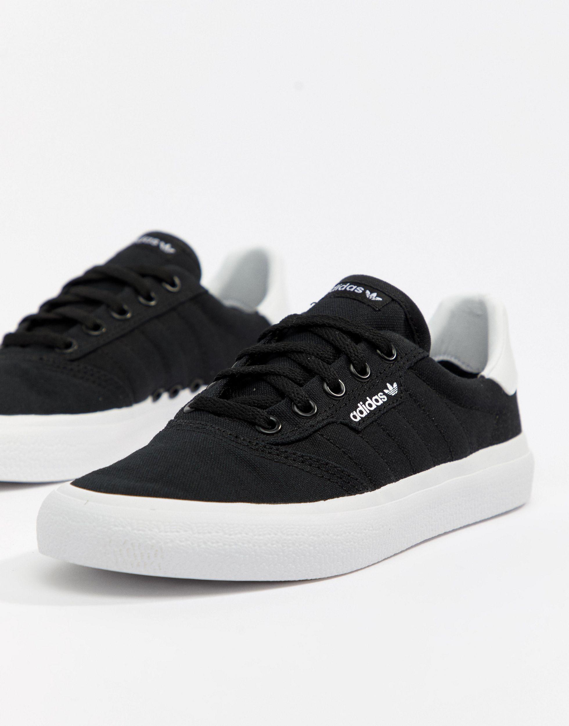 adidas originals 3mc trainers in black