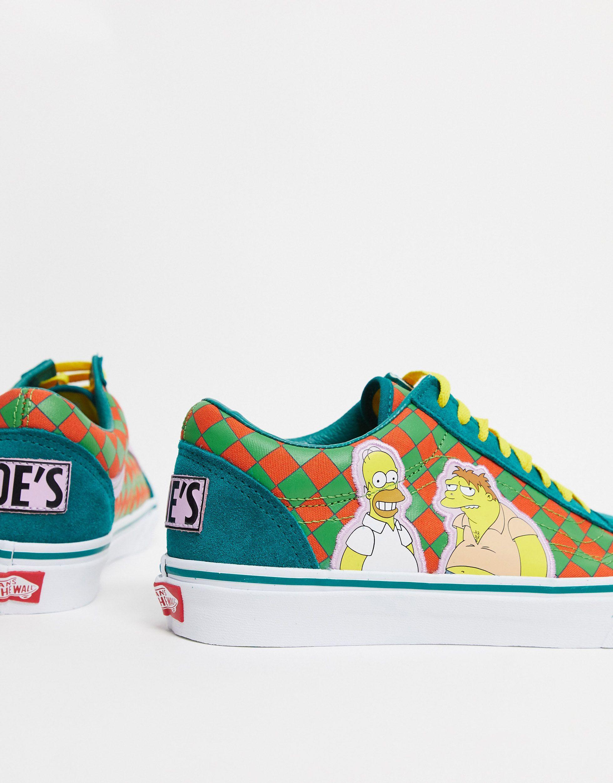 vans old skool simpsons