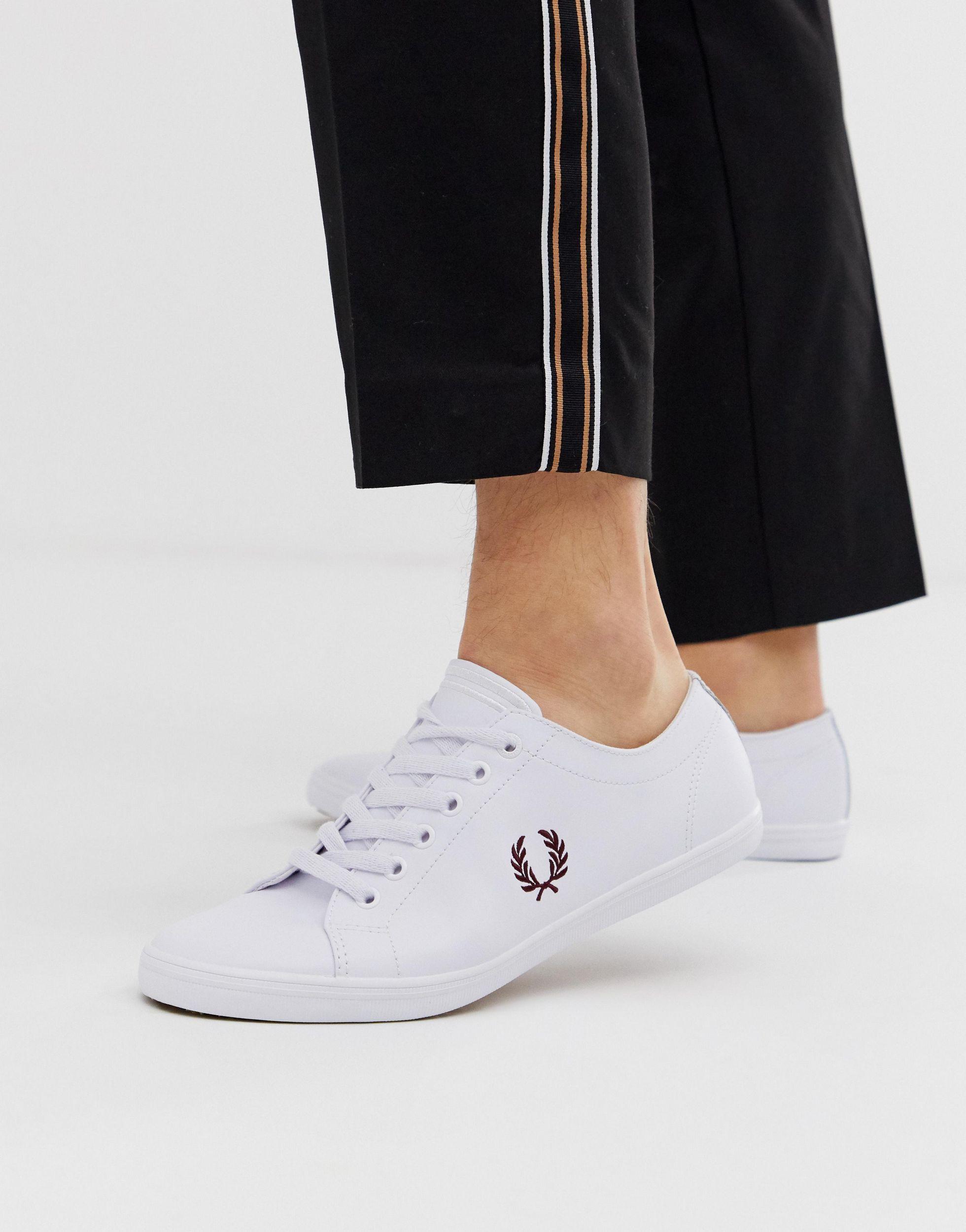 fred perry kingston leather white