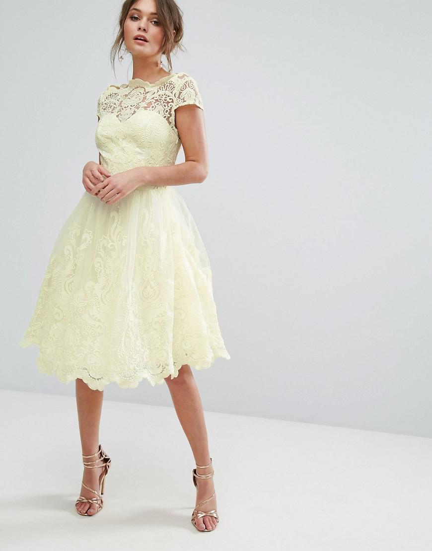 chi chi yellow dress