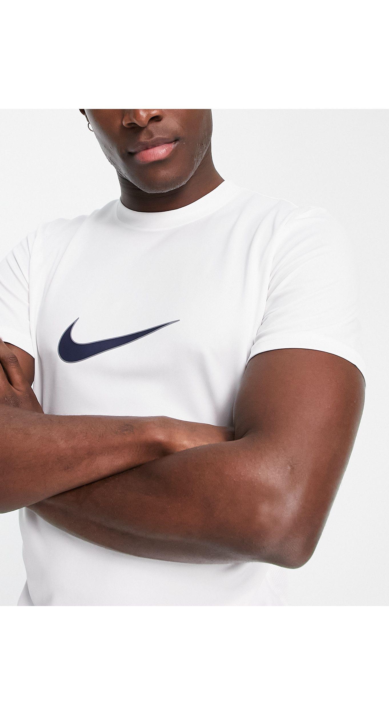 Academy - t-shirt en tissu dri-fit avec logo virgule Nike Football pour  homme en coloris Blanc | Lyst