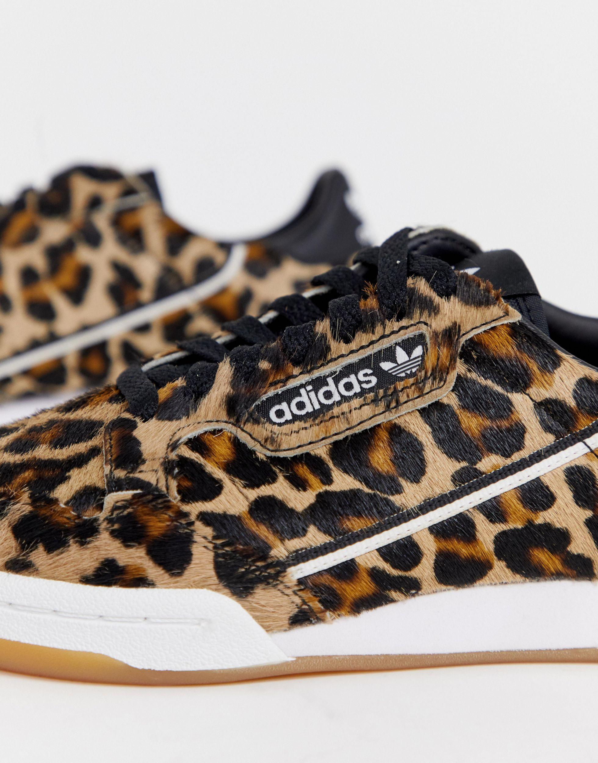 adidas originals continental 80 recon leather sneakers