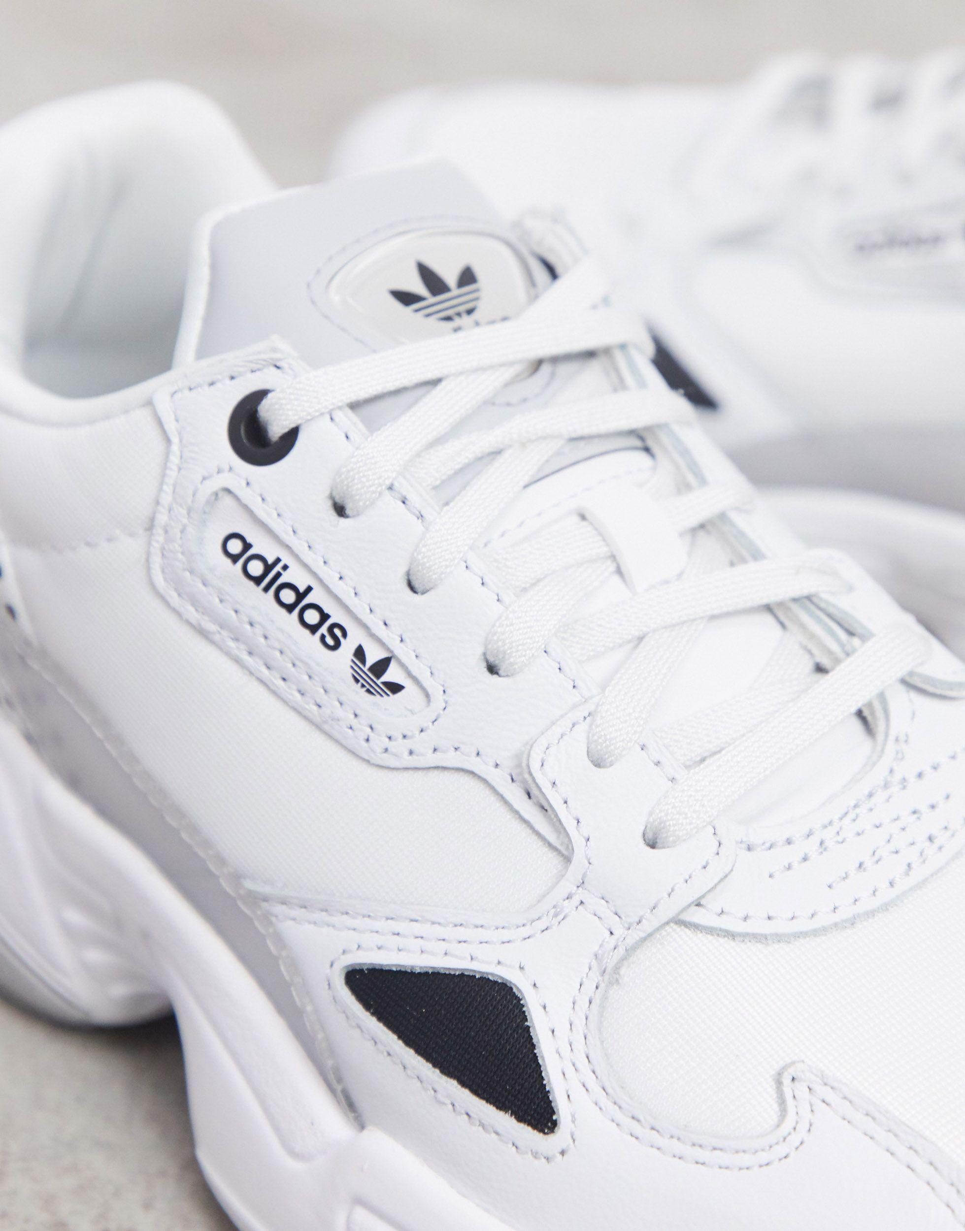 adidas white falcon