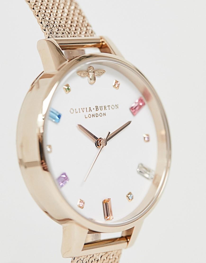 Olivia burton rainbow bee watch sale