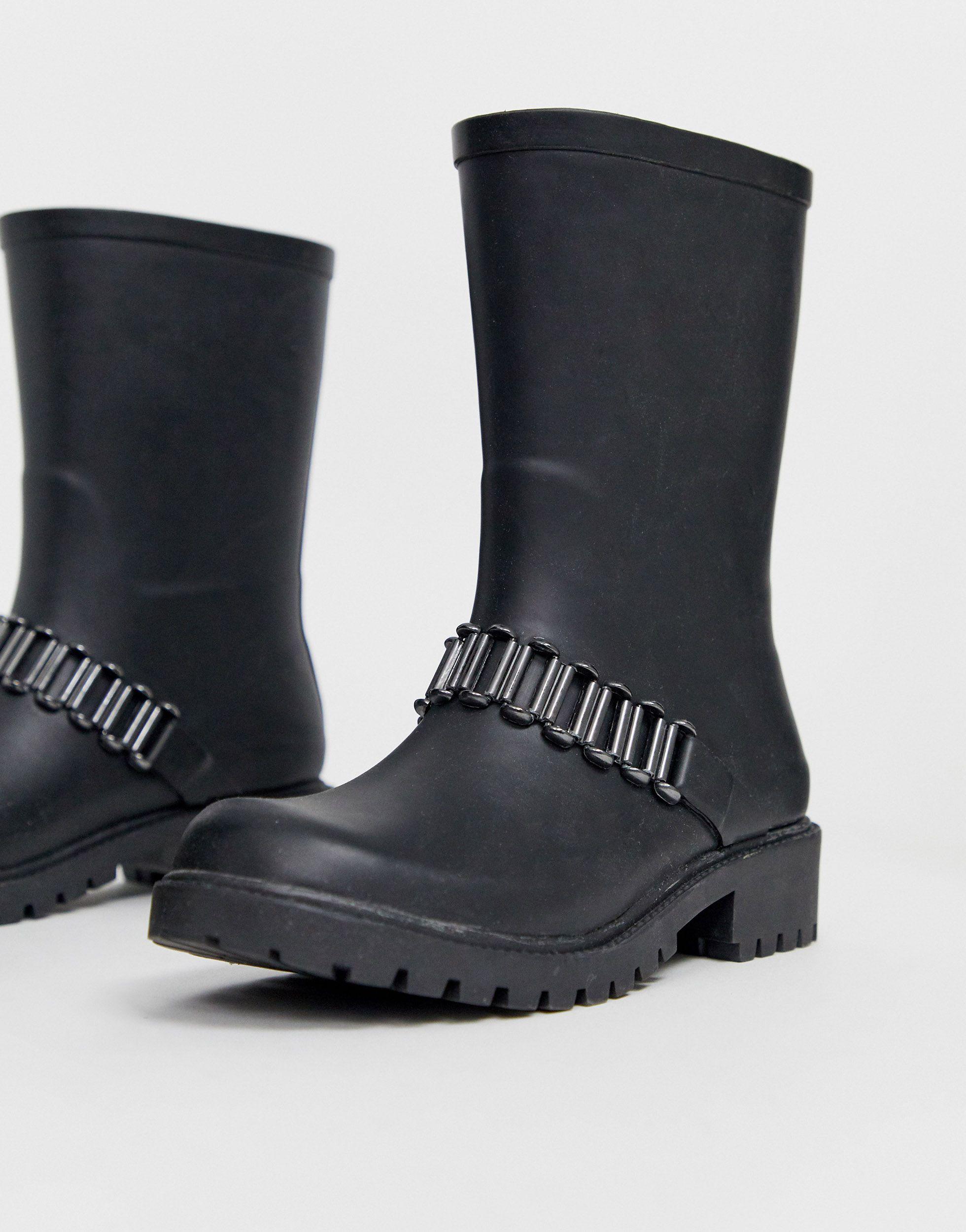 asos ankle wellies