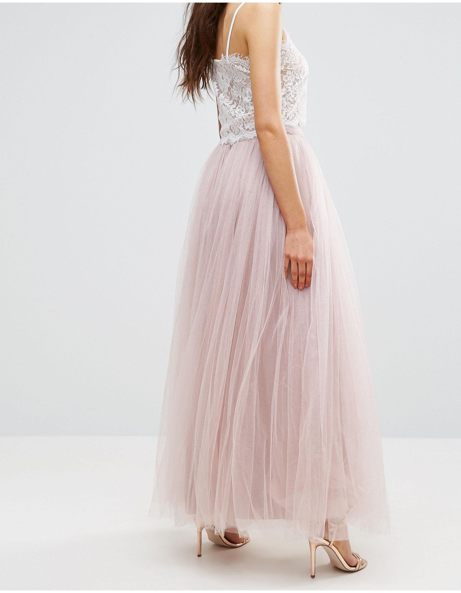 little mistress maxi tulle prom skirt