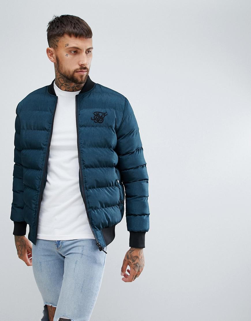 navy blue silk jacket