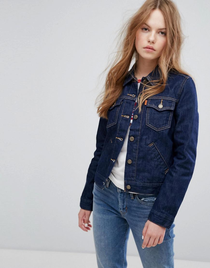 levi's orange tab denim jacket
