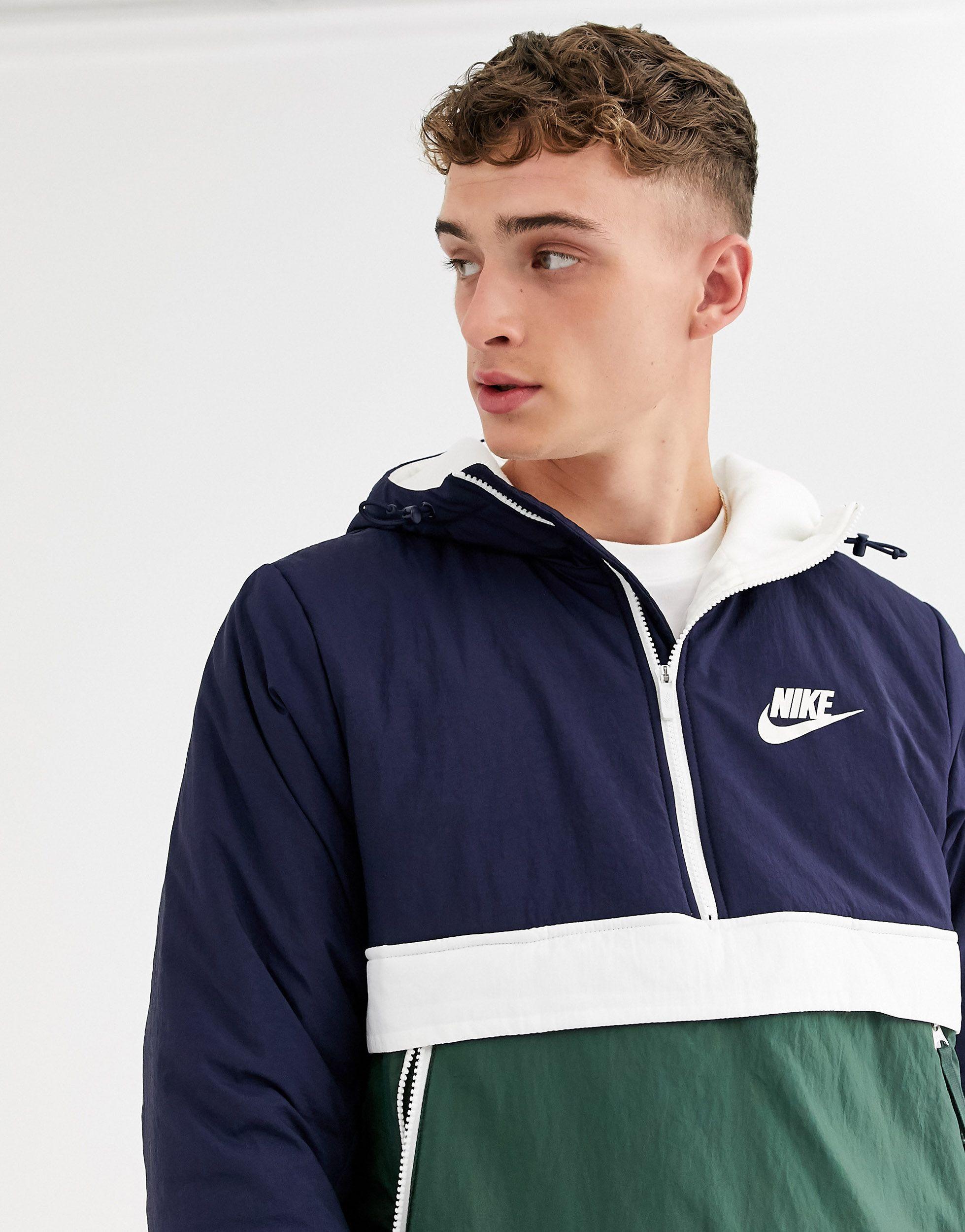 nike overhead jacket