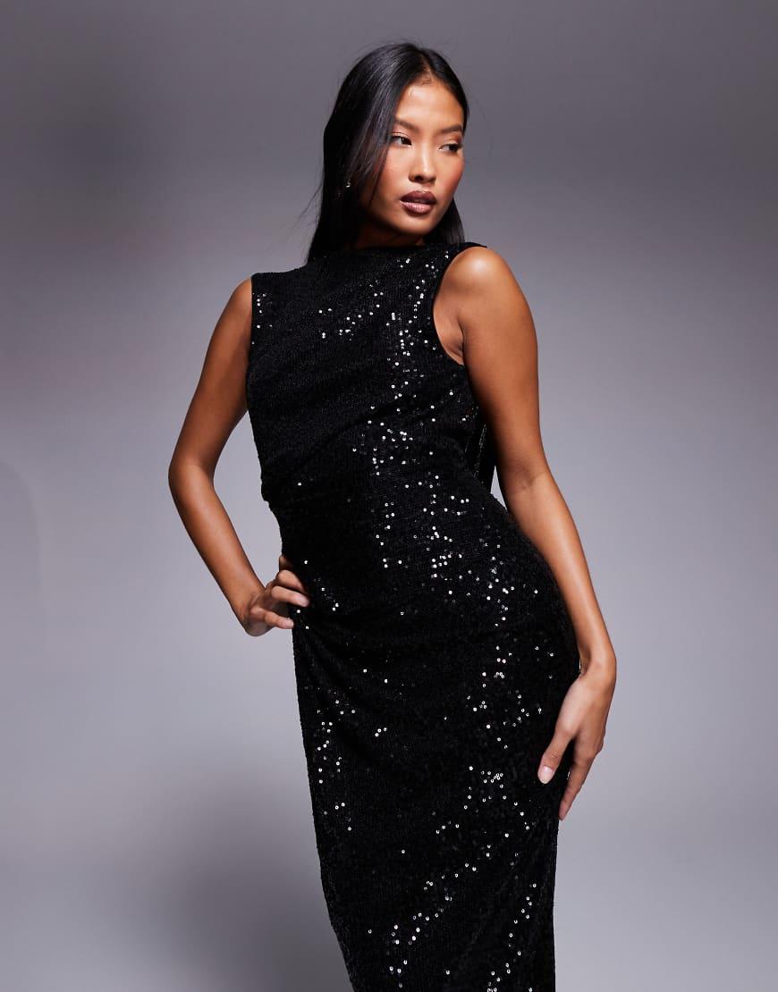 slim fit dress slacks ATHENA SEQUIN DRESS