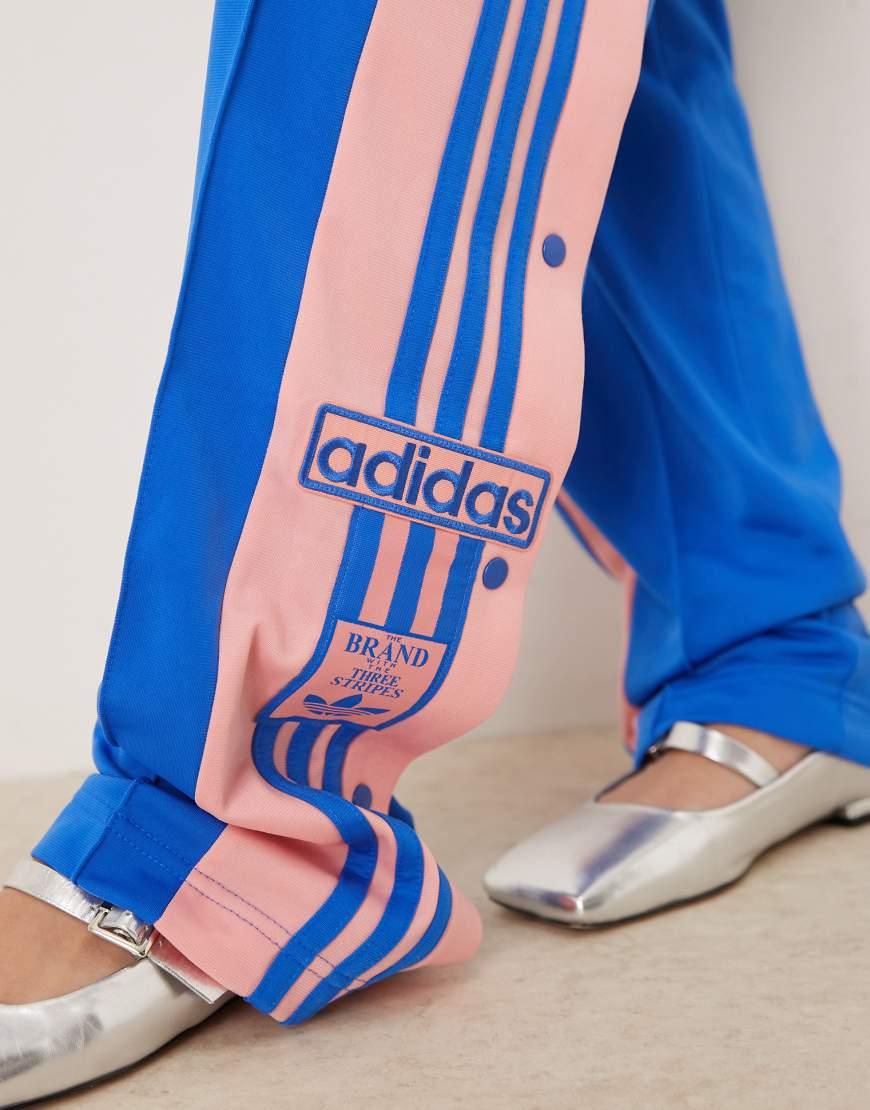 adidas snap pants pink