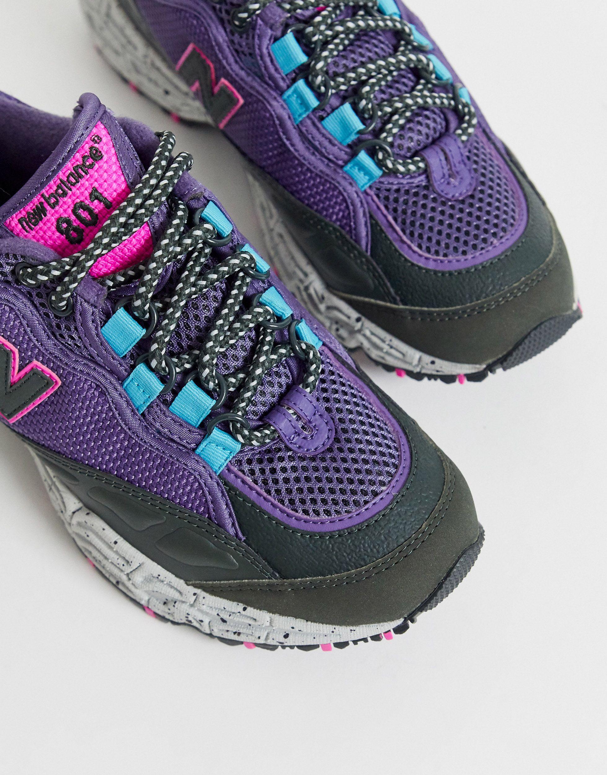 801 trail - Baskets New Balance en coloris Violet | Lyst
