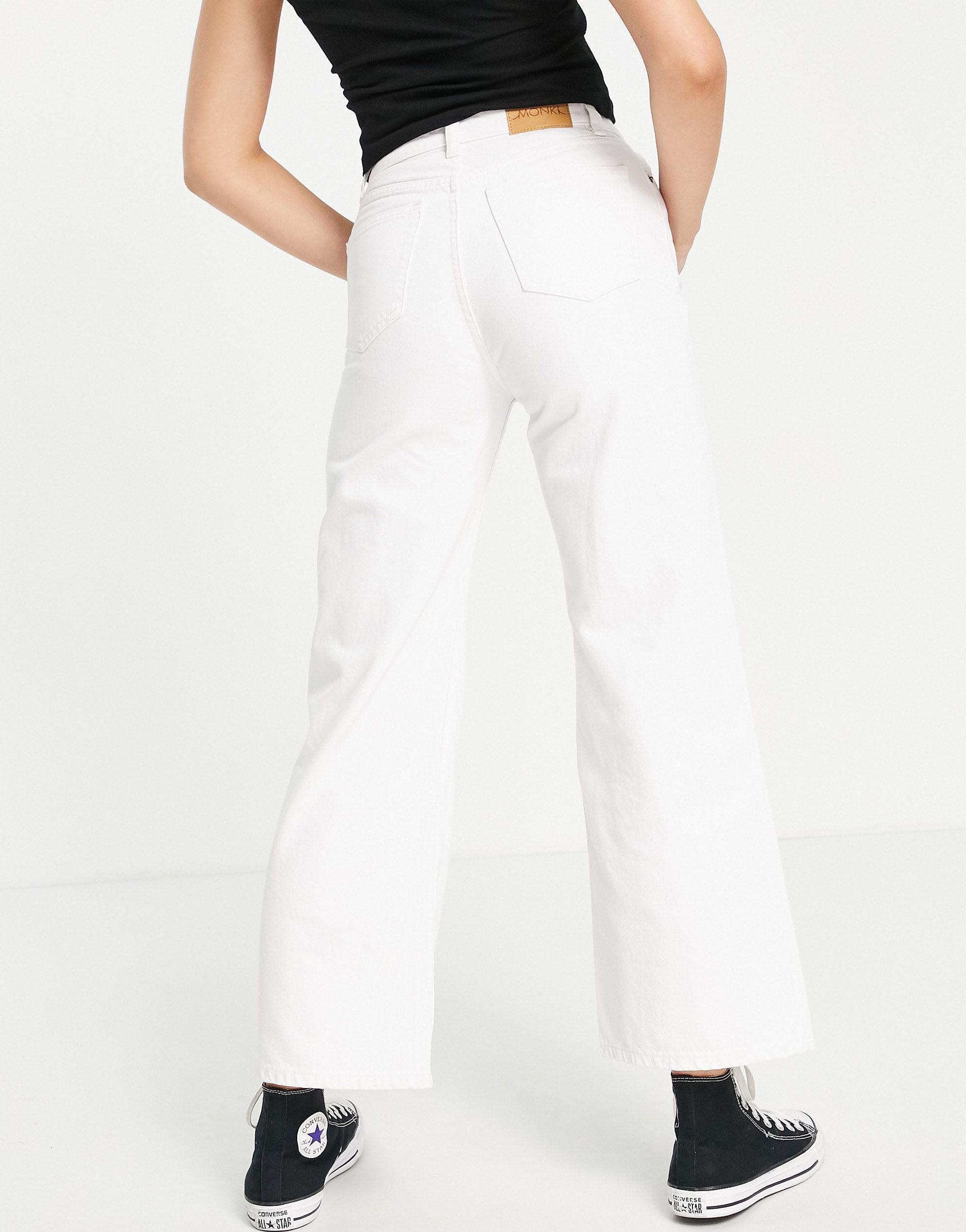 Monki Yoko Organic Cotton Cropped Wide 