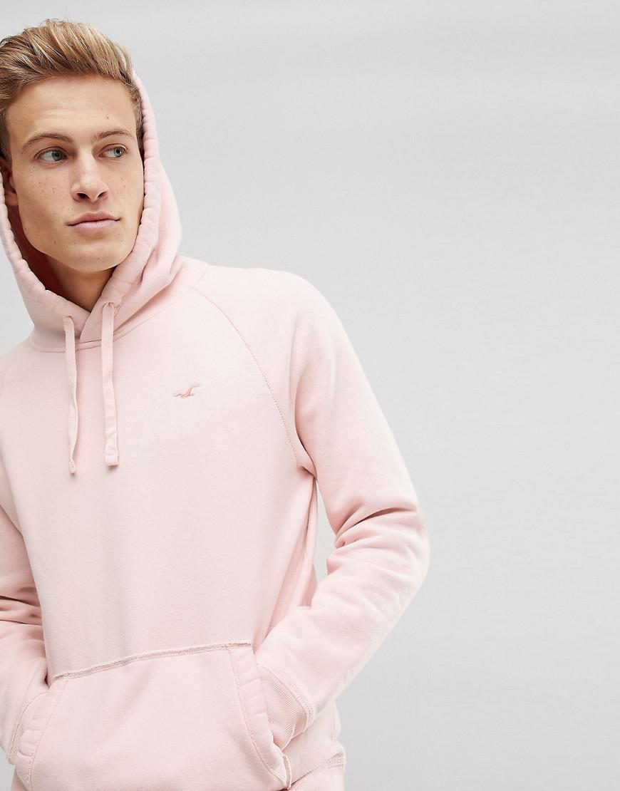 pink hollister hoodie