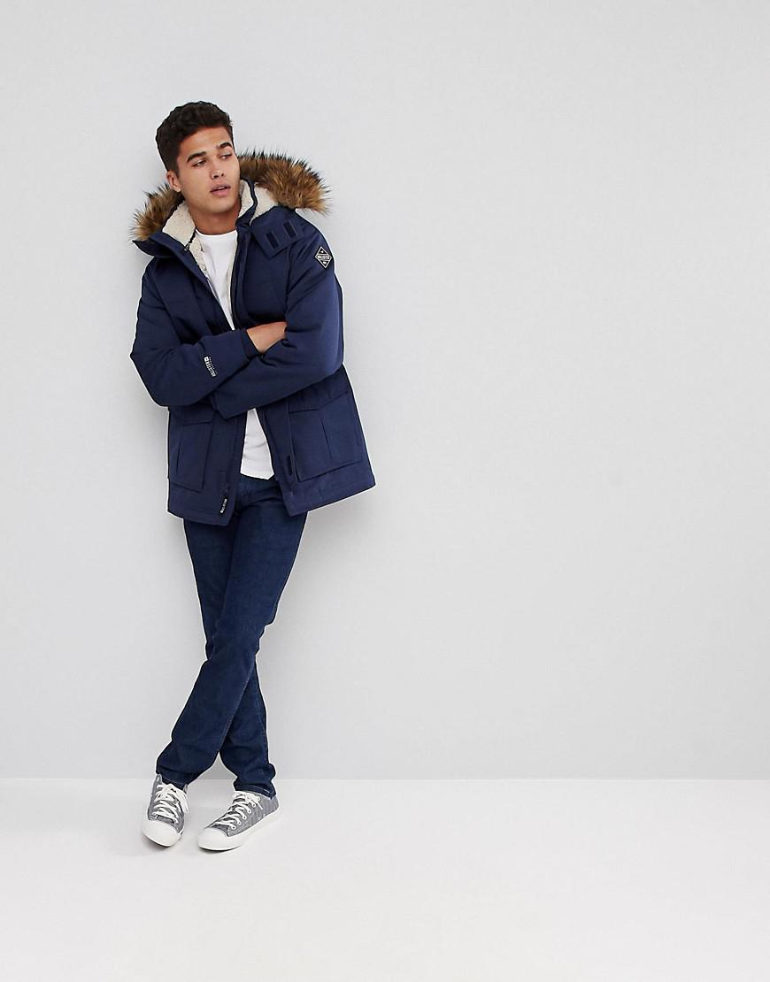Hollister all weather parka best sale