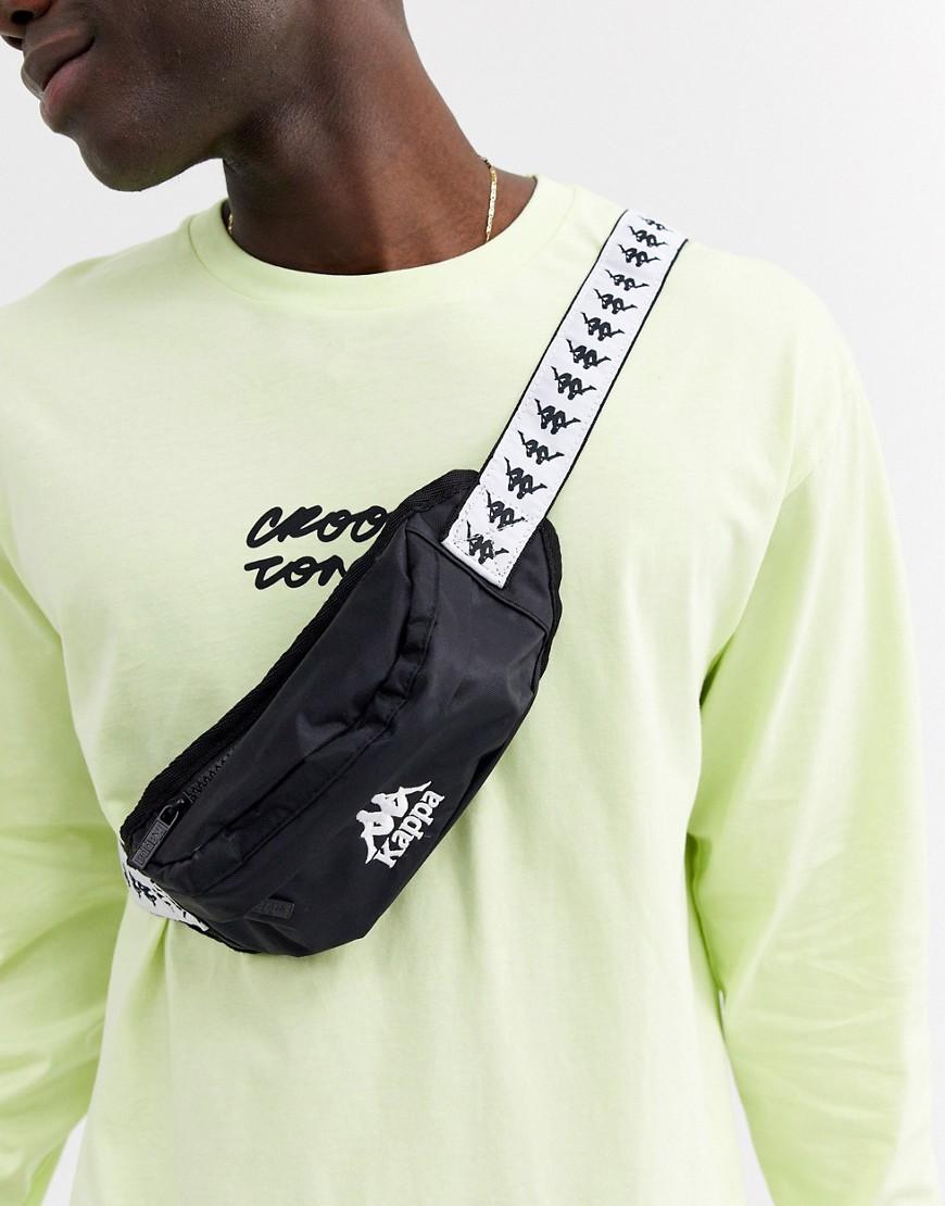 Kappa Synthetic 222 Banda Anais Bum Bag With Logo Strap in Black for Men |  Lyst Australia