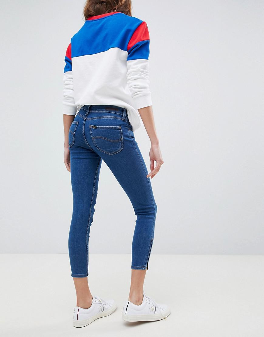 lee jeans scarlett cropped skinny