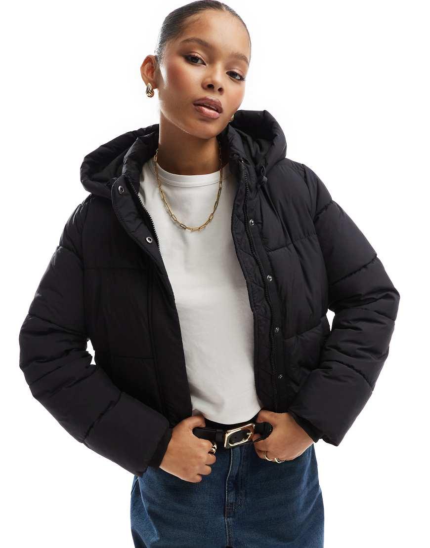Cotton On The Mother Puffer Jacket in Black Lyst UK